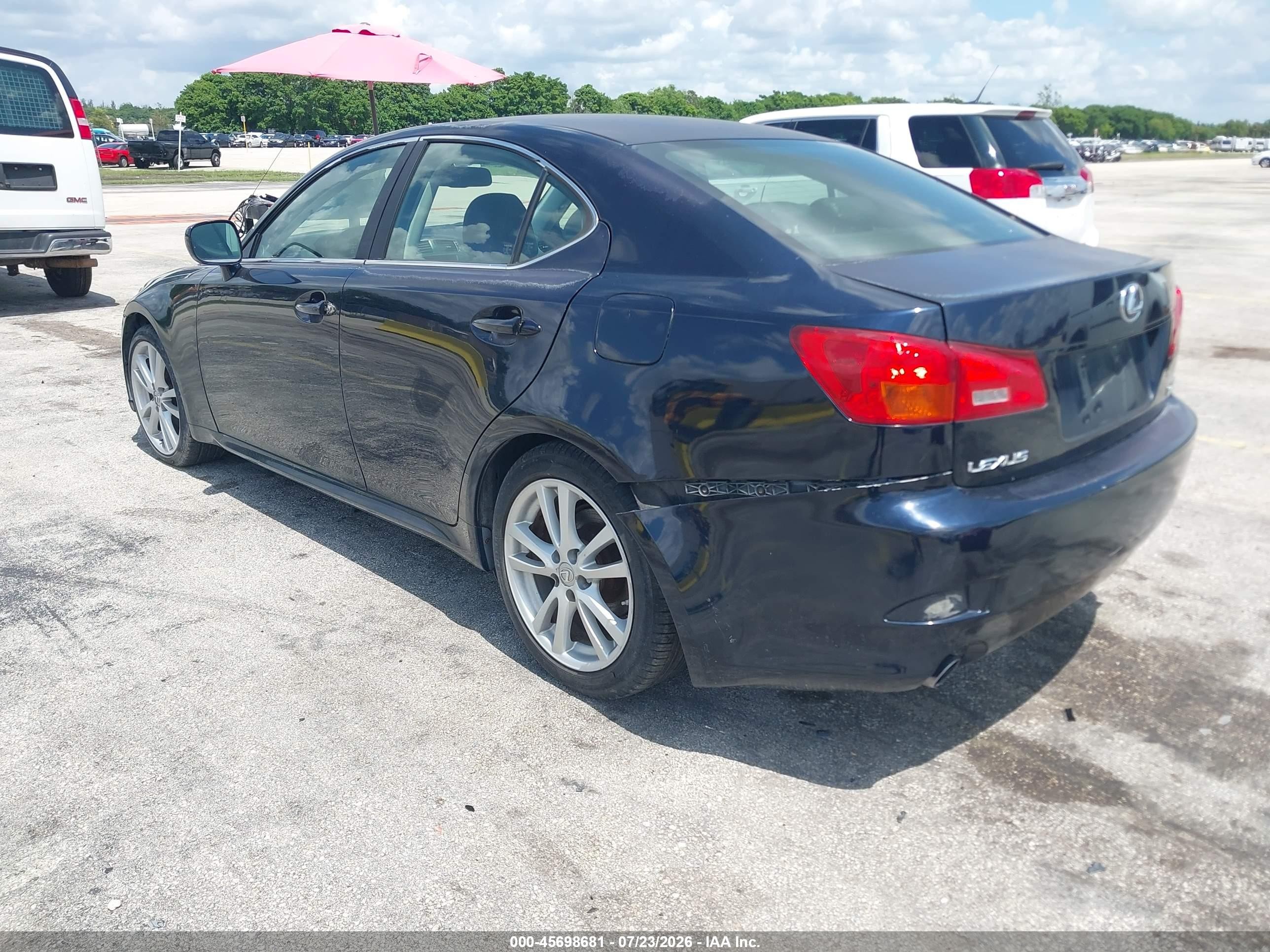 2006 Lexus Is 250   Blue vin: JTHBK262565001470
