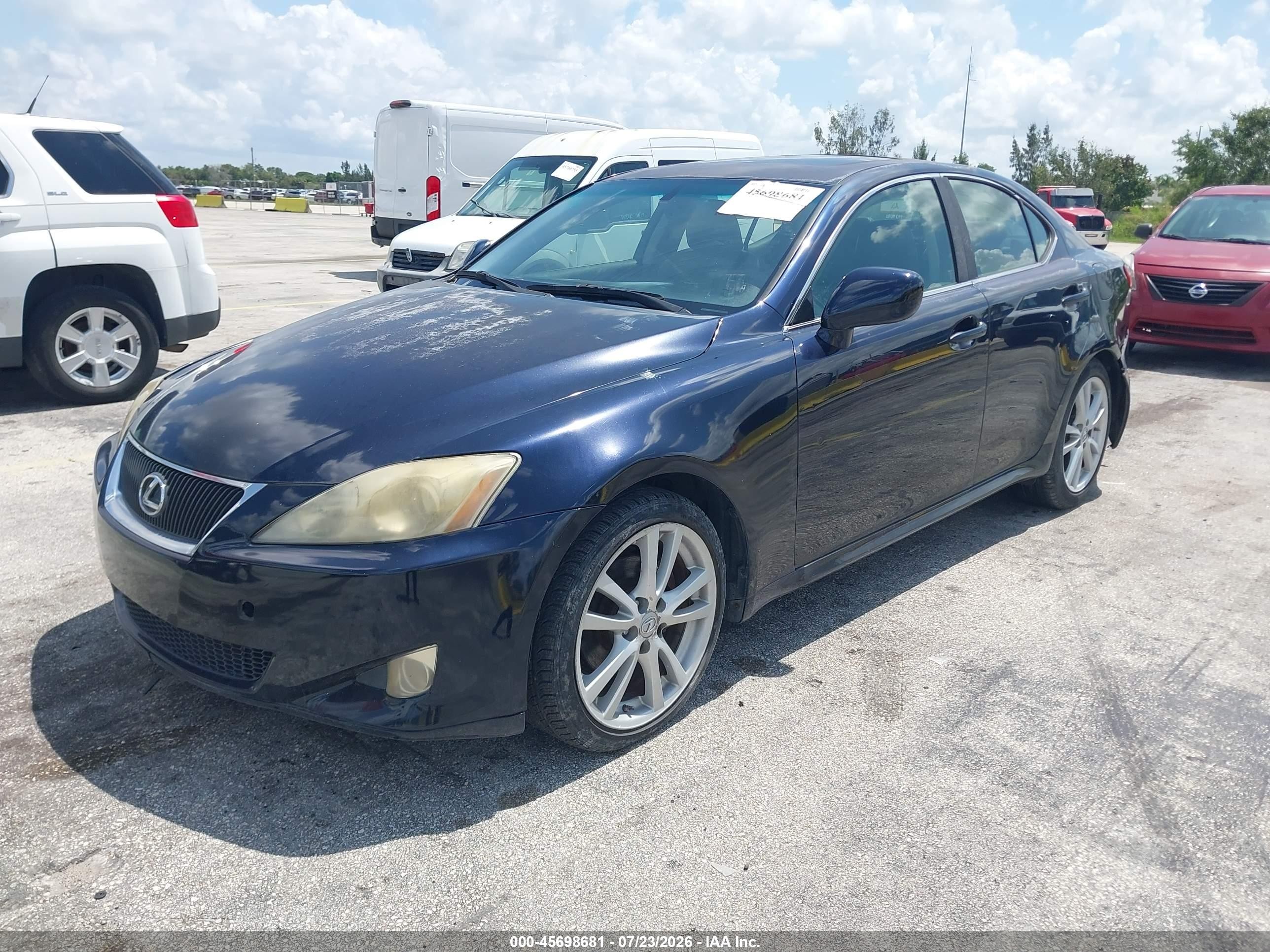 2006 Lexus Is 250   Blue vin: JTHBK262565001470
