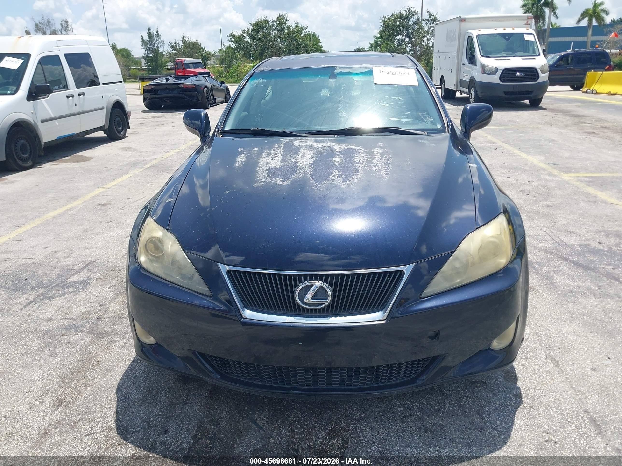 2006 Lexus Is 250   Blue vin: JTHBK262565001470