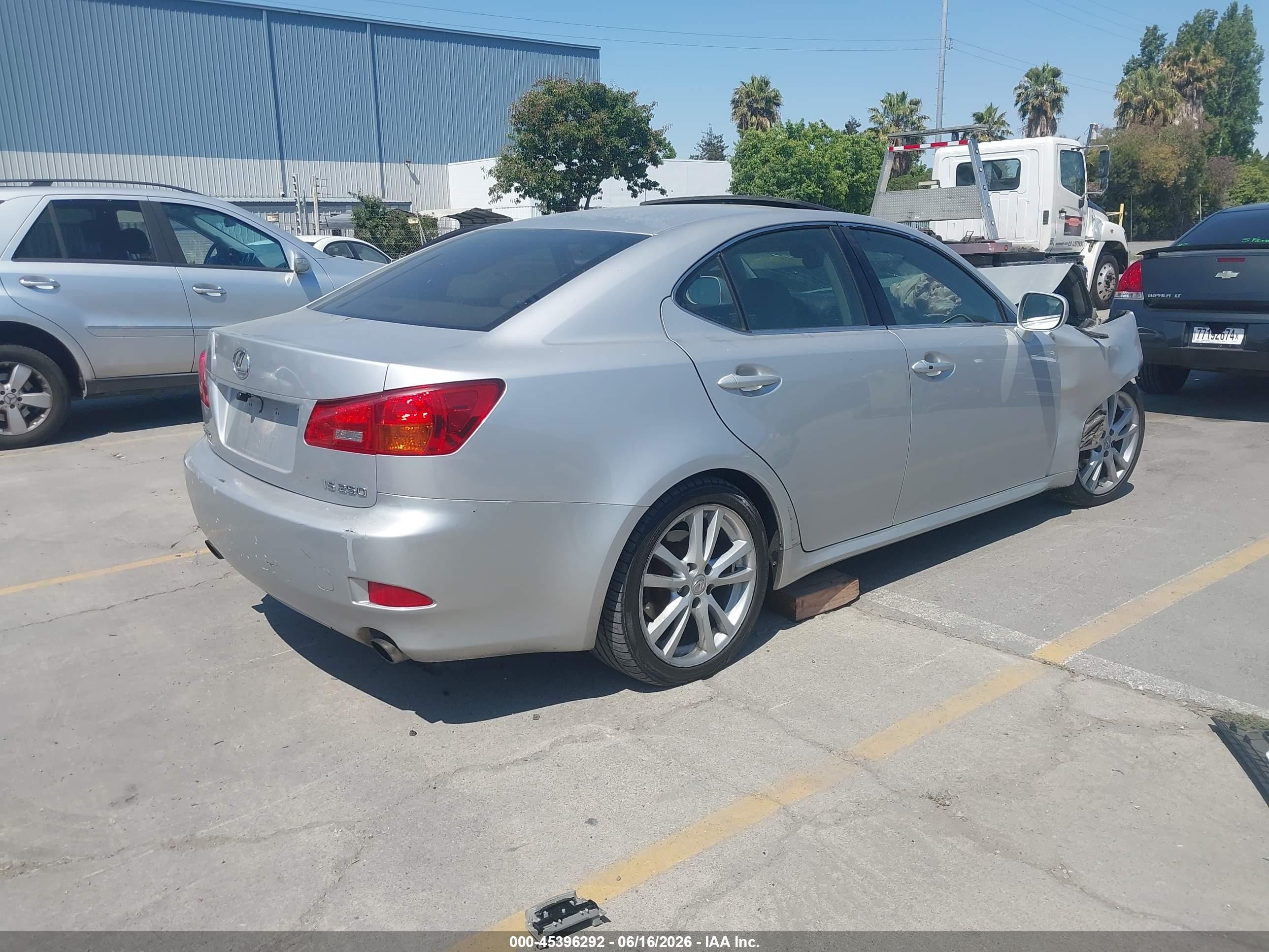 2006 Lexus Is 250   Silver vin: JTHBK262565012713