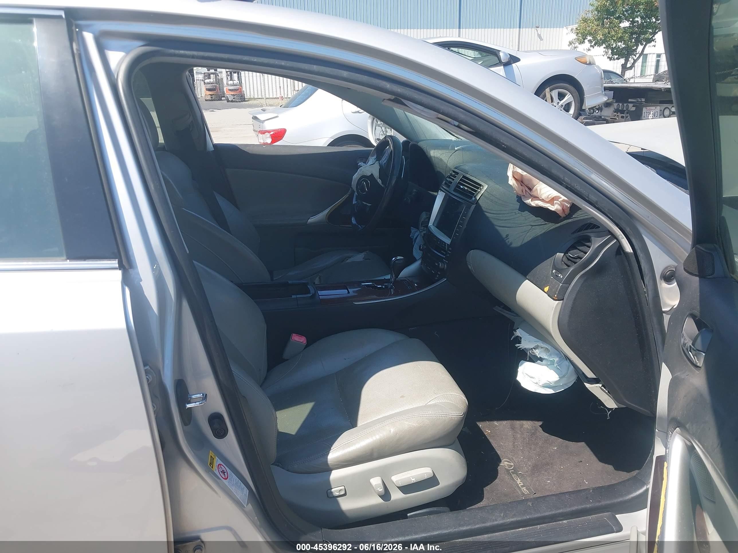 2006 Lexus Is 250   Silver vin: JTHBK262565012713