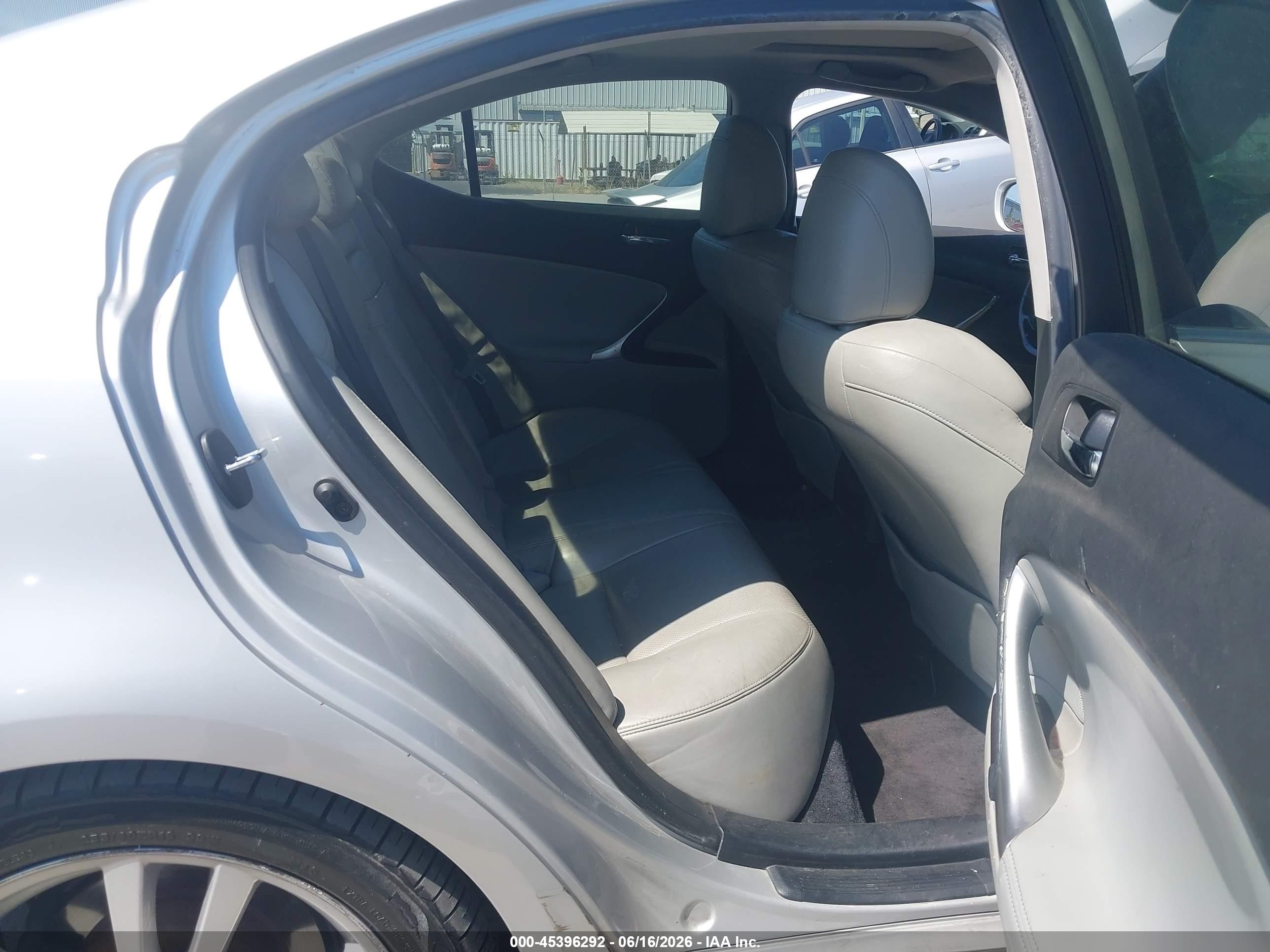 2006 Lexus Is 250   Silver vin: JTHBK262565012713