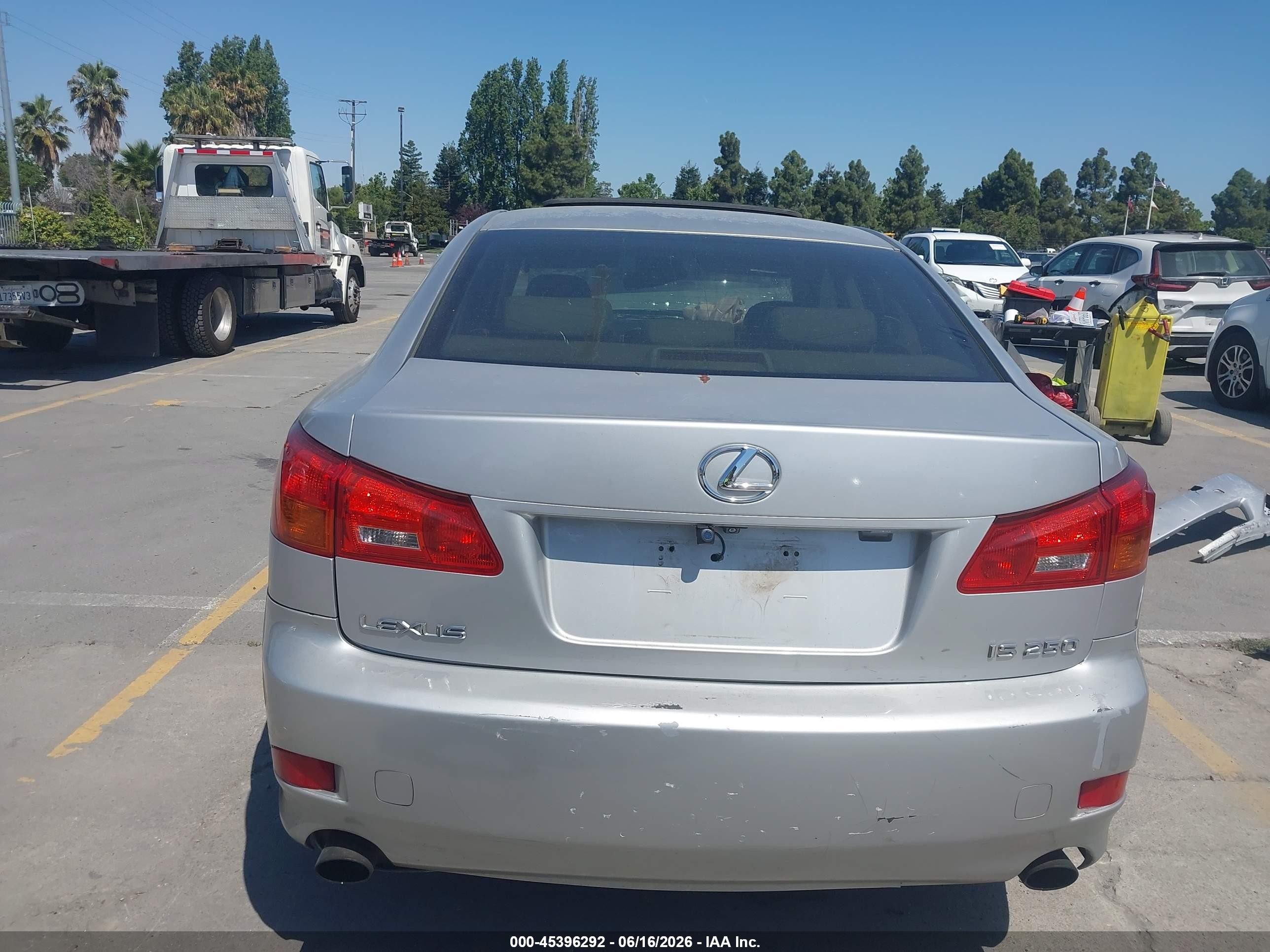 2006 Lexus Is 250   Silver vin: JTHBK262565012713