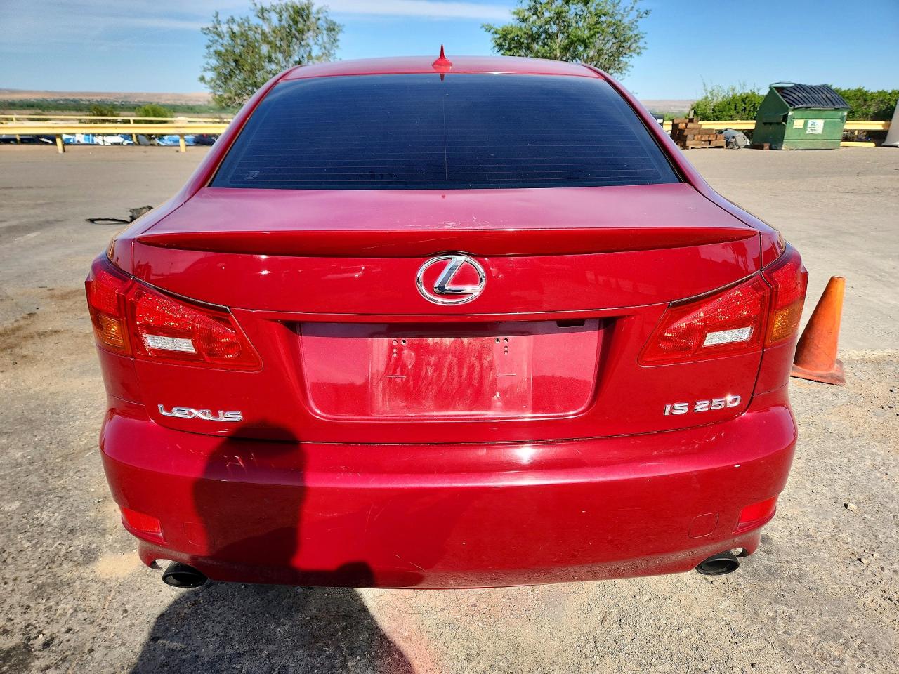 2007 Lexus Is 250 Red vin: JTHBK262572028185
