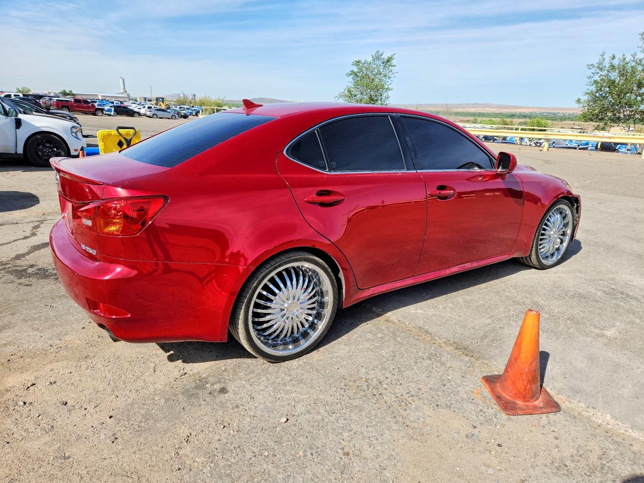 2007 Lexus Is 250 Red vin: JTHBK262572028185