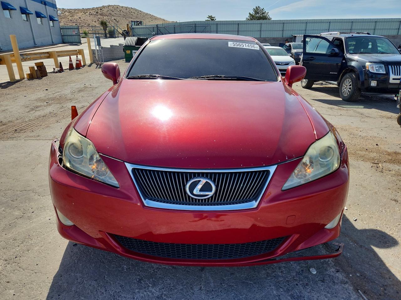 2007 Lexus Is 250 Red vin: JTHBK262572028185