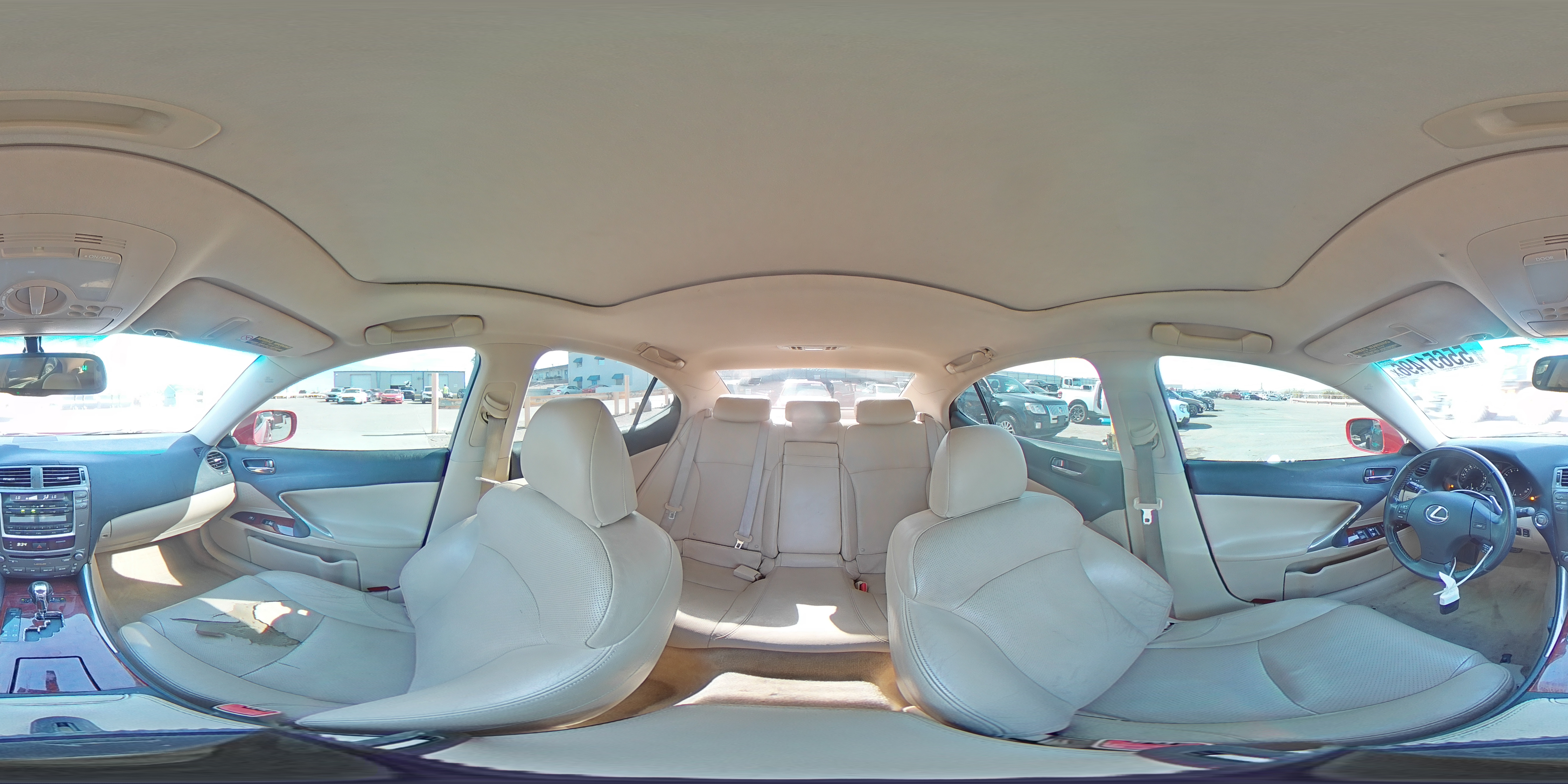2007 Lexus Is 250 Red vin: JTHBK262572028185