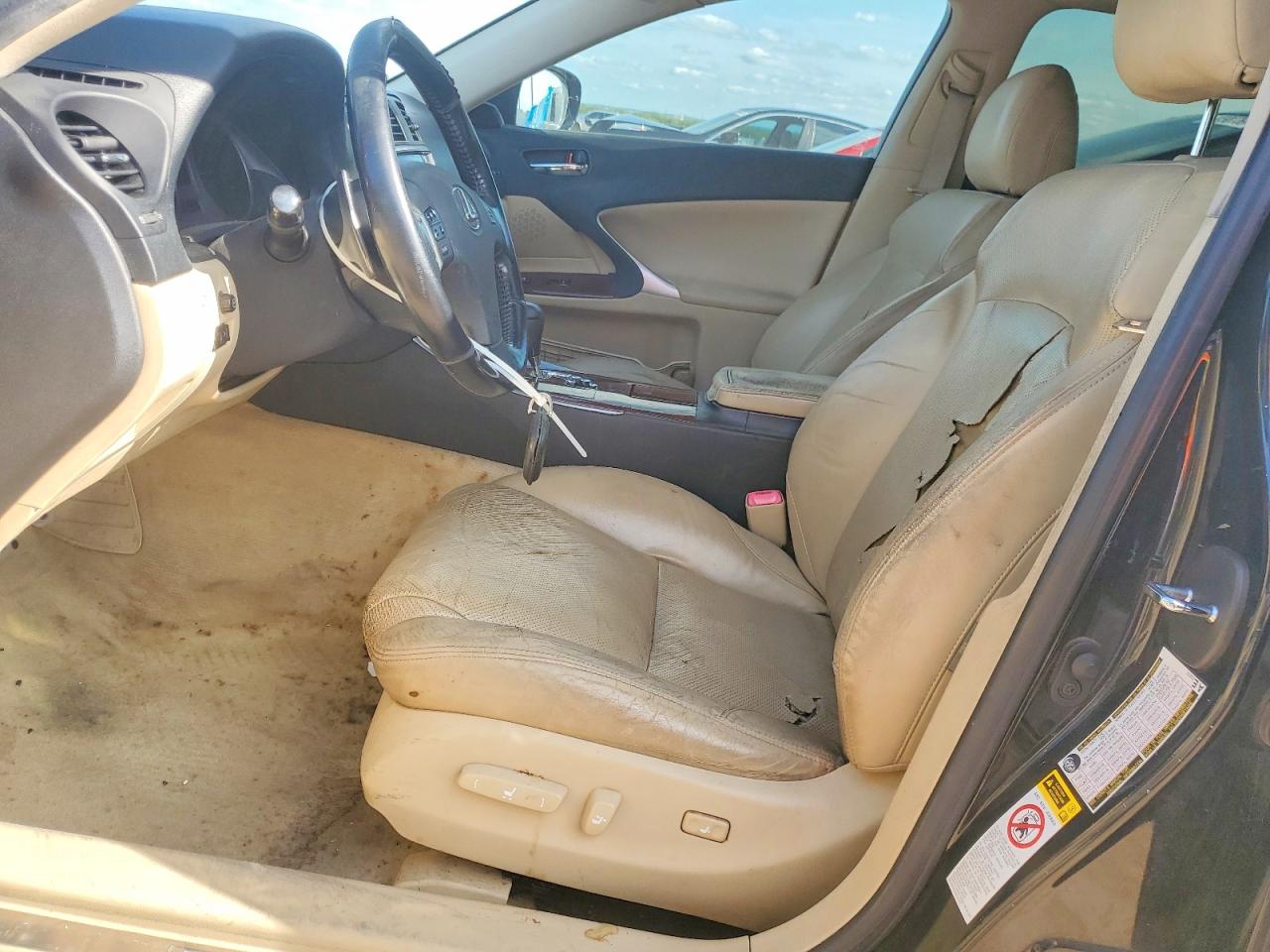2007 Lexus Is 250 Black vin: JTHBK262572046363