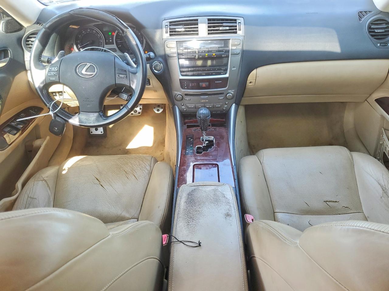 2007 Lexus Is 250 Black vin: JTHBK262572046363