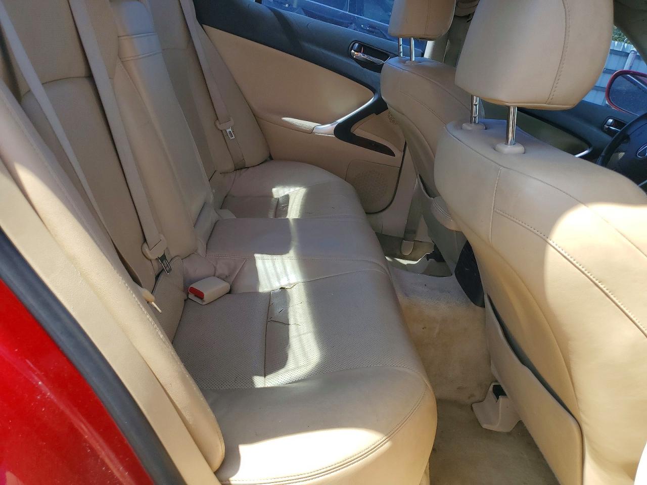 2007 Lexus Is 250 Base Красный vin: JTHBK262572050185
