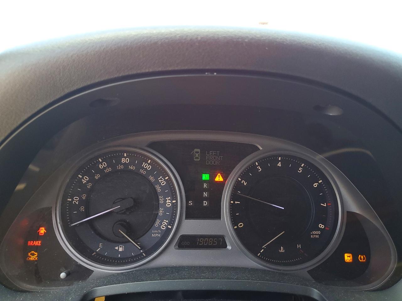 2007 Lexus Is 250 Base Красный vin: JTHBK262572050185
