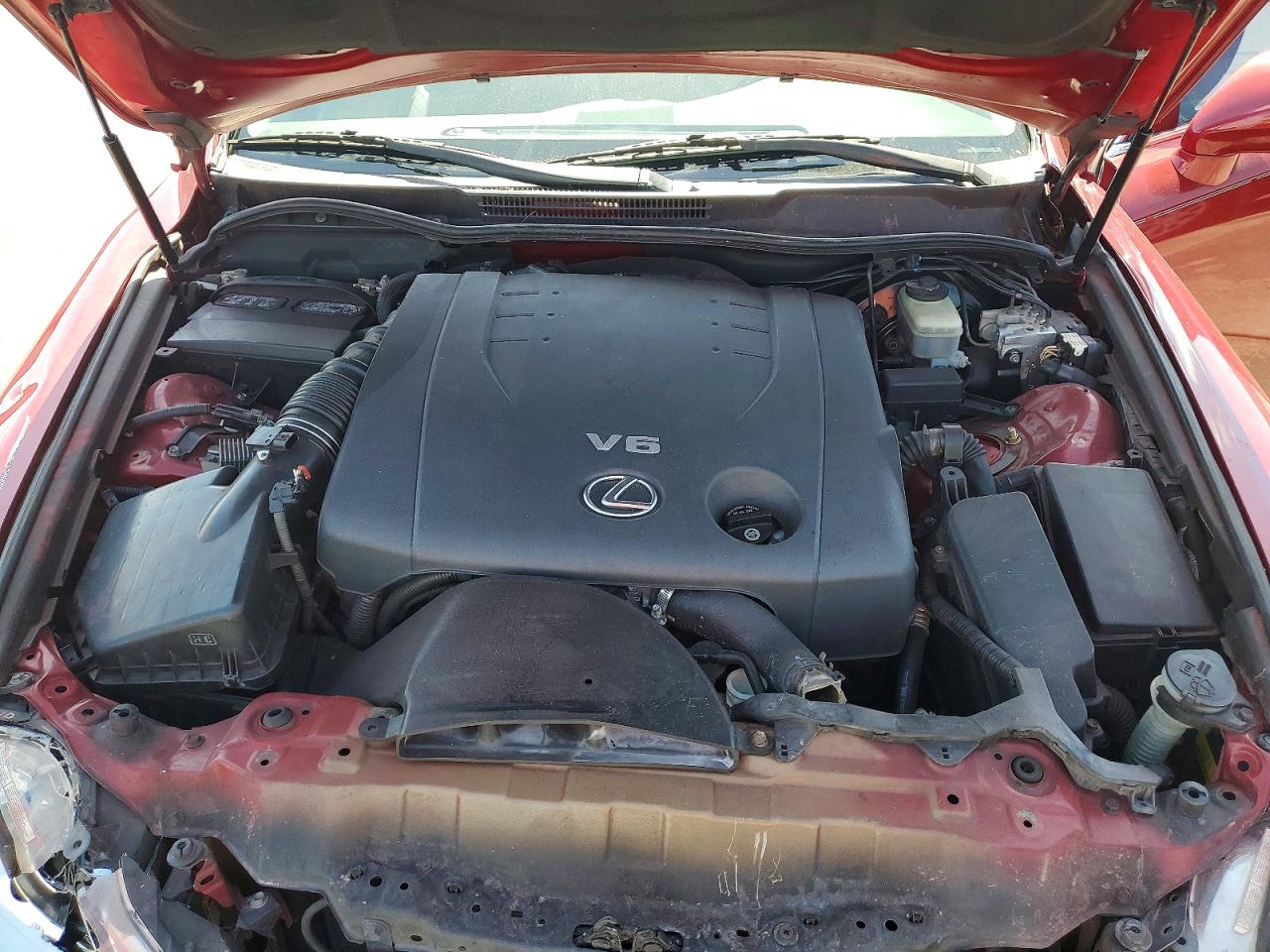 2007 Lexus Is 250 Base Красный vin: JTHBK262572050185