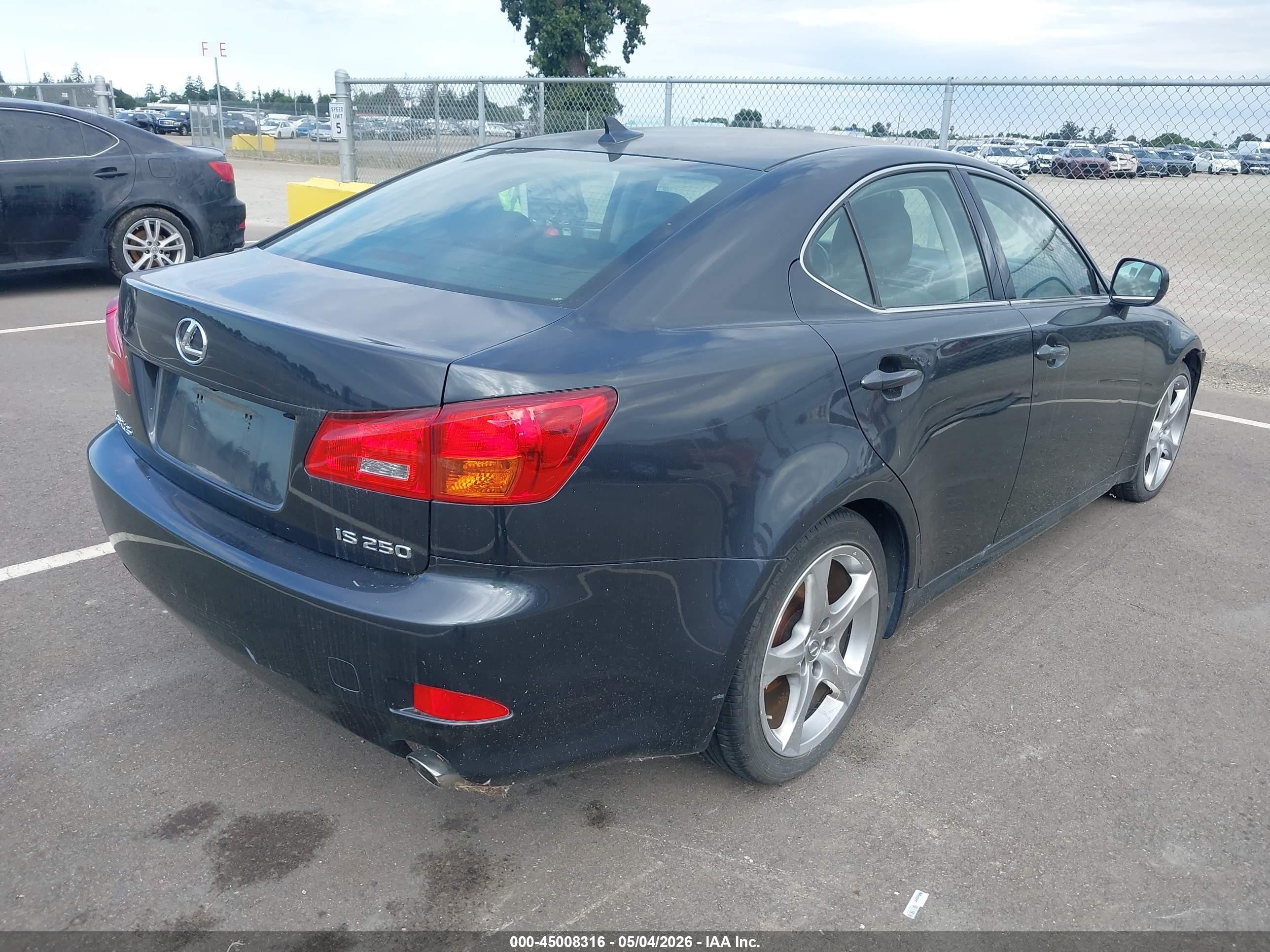 2007 Lexus Is 250   Gray vin: JTHBK262572056844