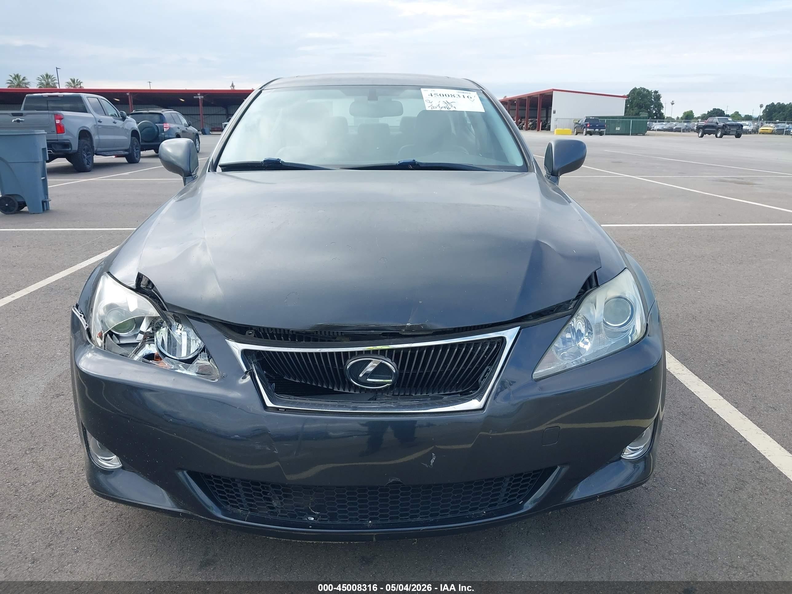 2007 Lexus Is 250   Gray vin: JTHBK262572056844