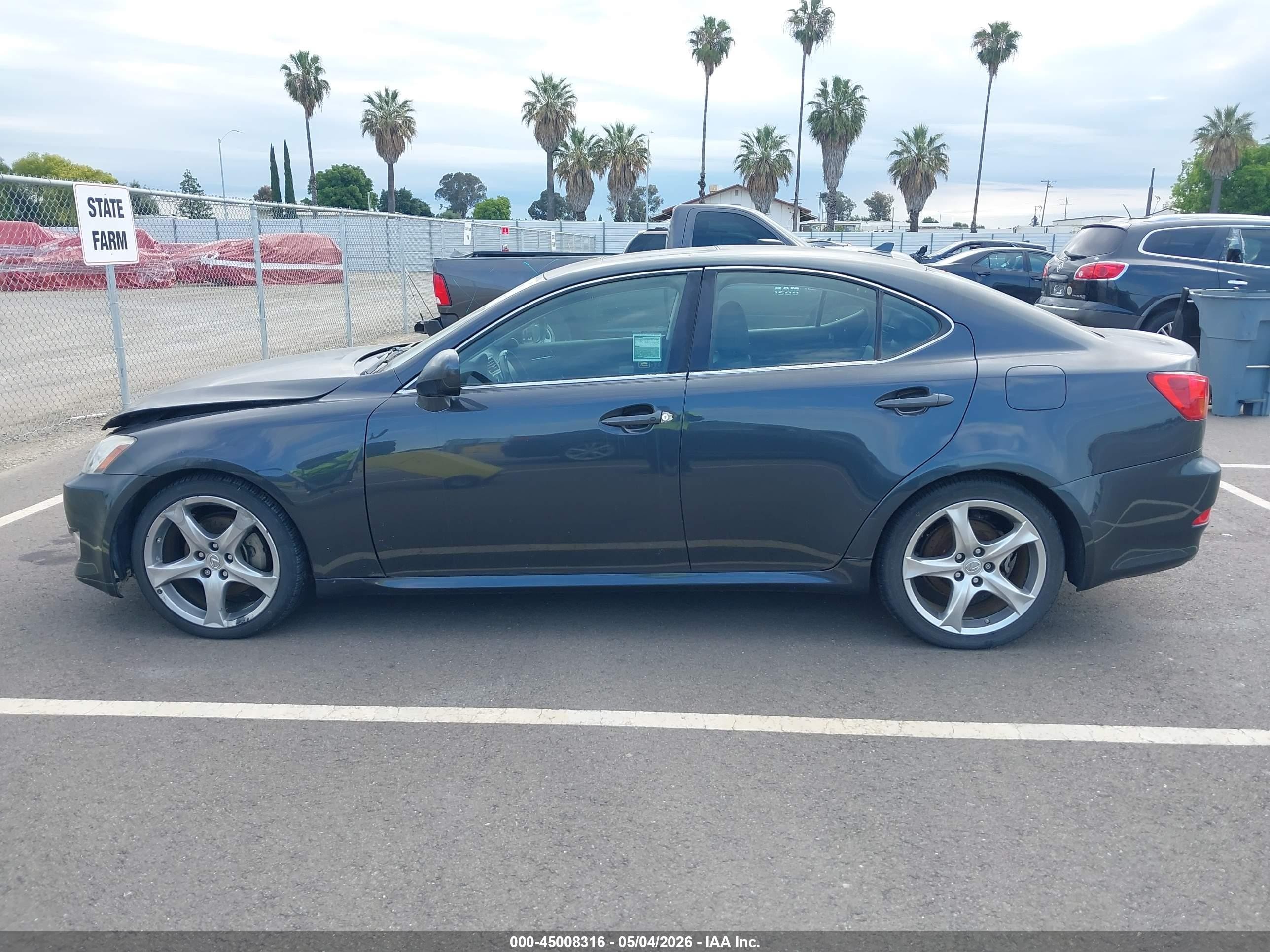 2007 Lexus Is 250   Gray vin: JTHBK262572056844