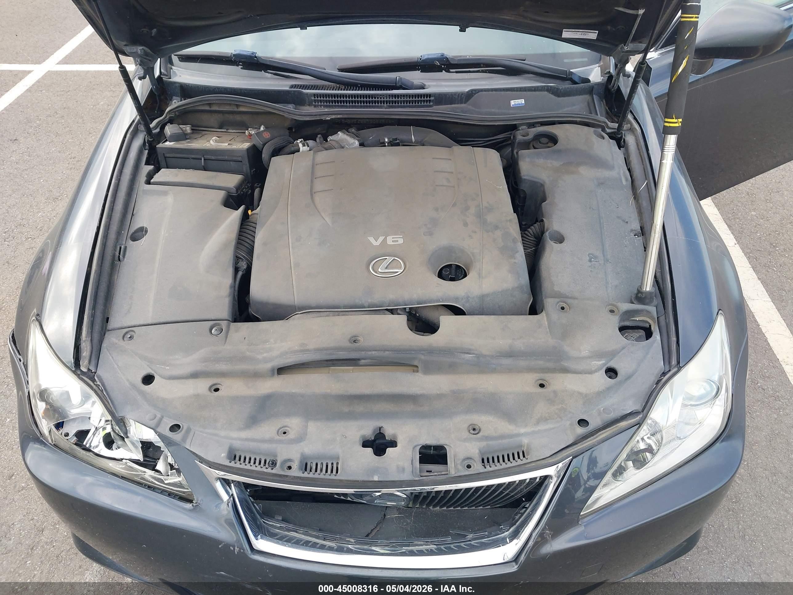 2007 Lexus Is 250   Gray vin: JTHBK262572056844