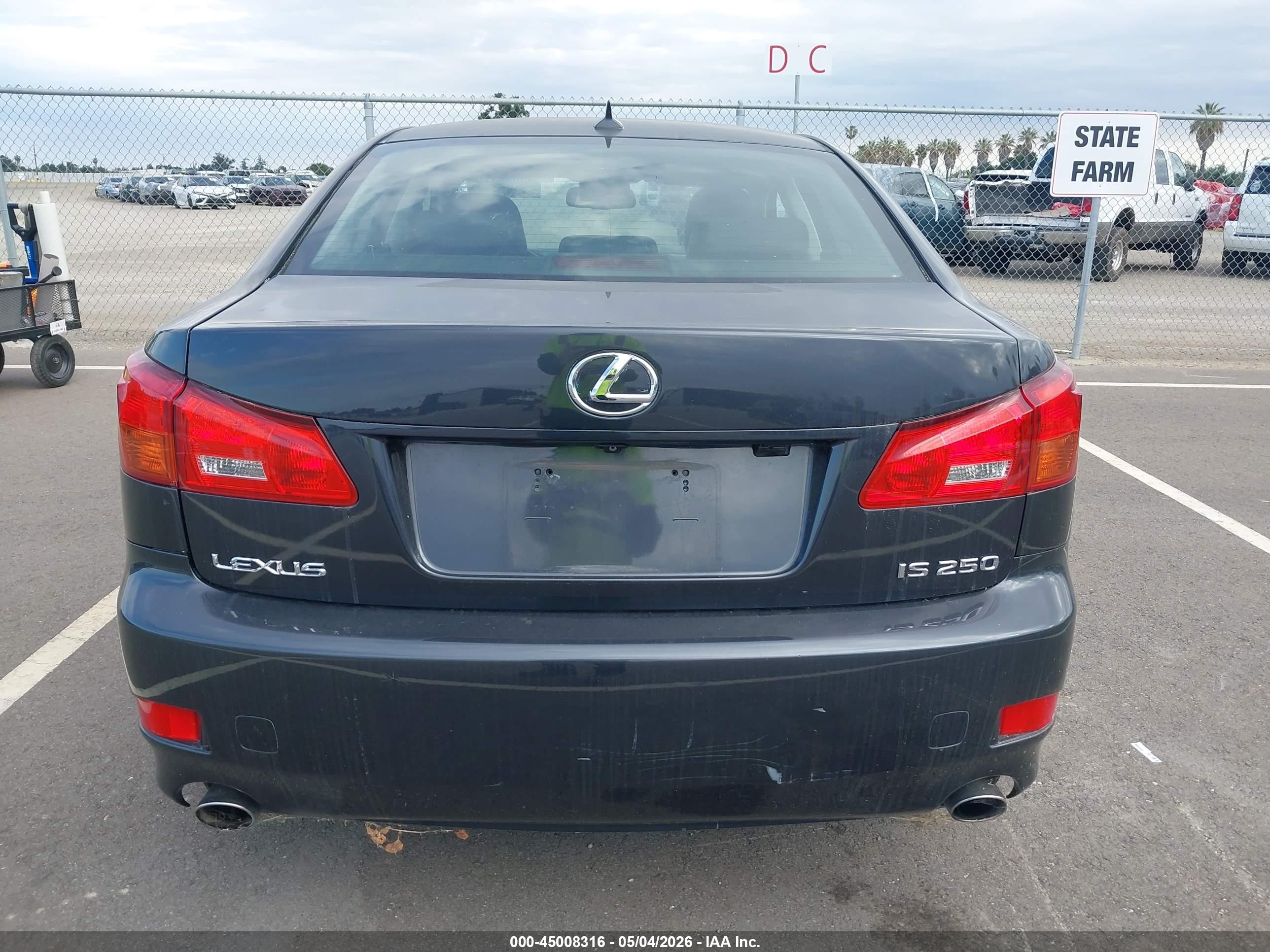 2007 Lexus Is 250   Gray vin: JTHBK262572056844