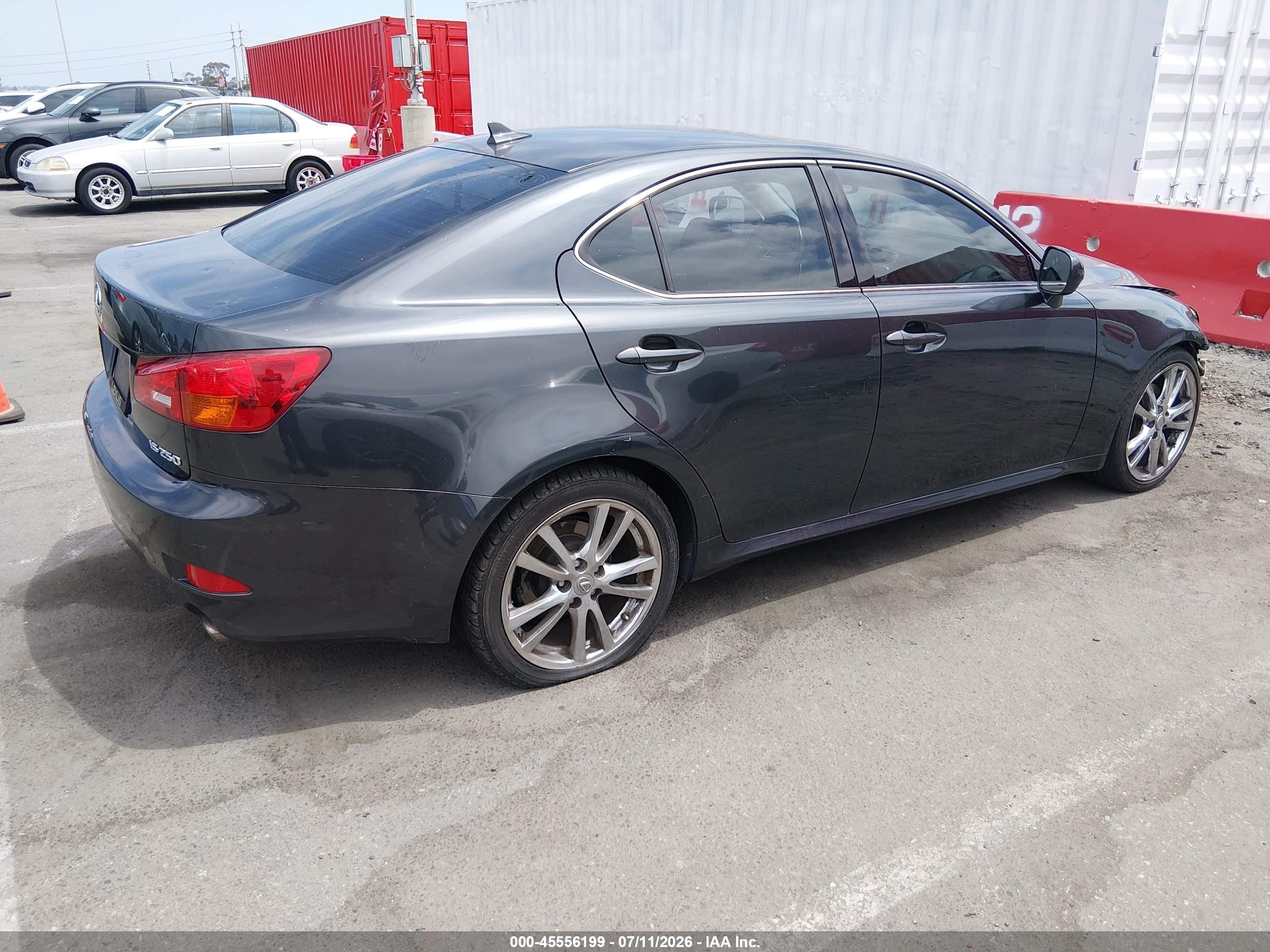 2007 Lexus Is 250   Gray vin: JTHBK262575028492