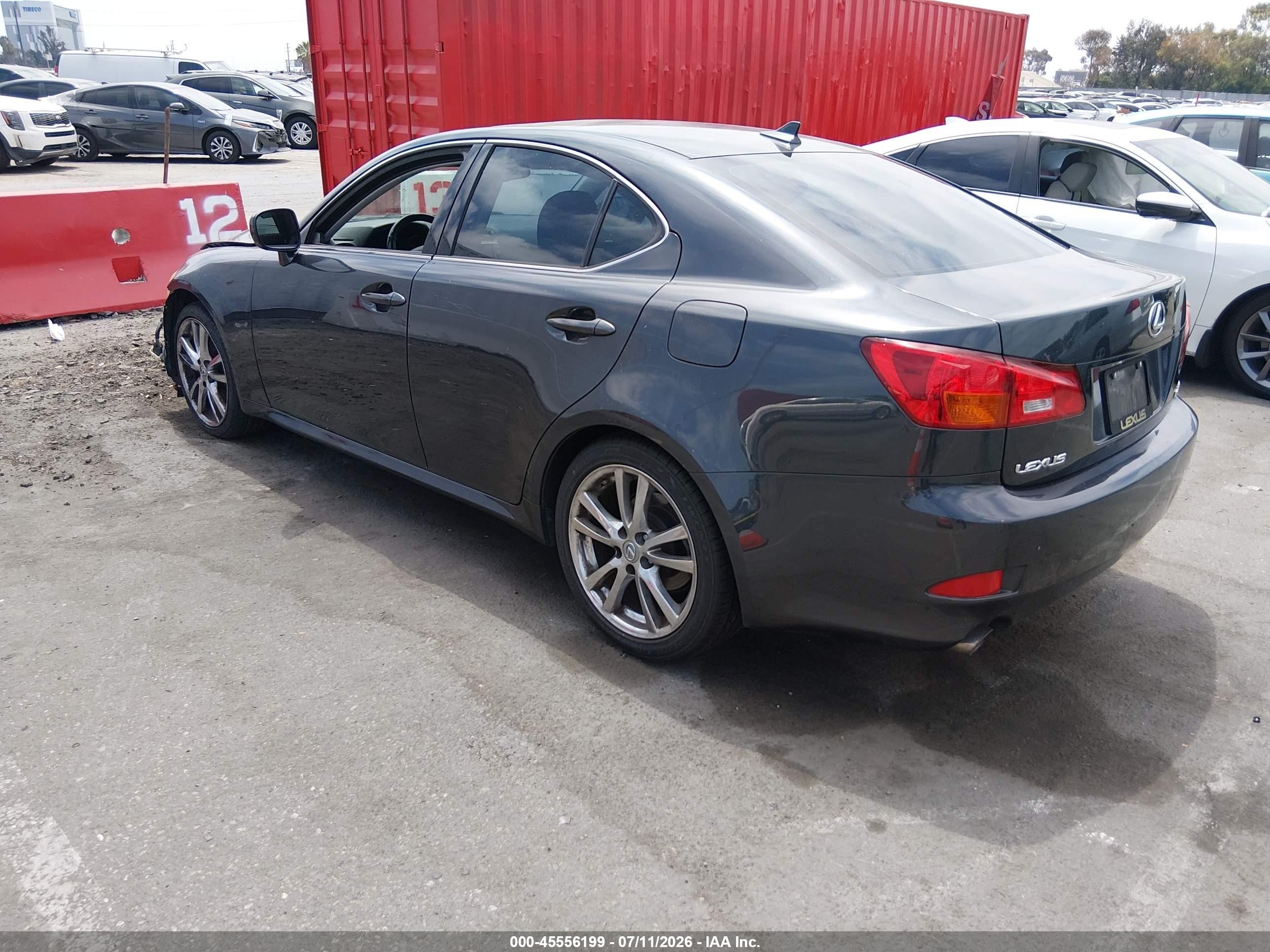 2007 Lexus Is 250   Gray vin: JTHBK262575028492