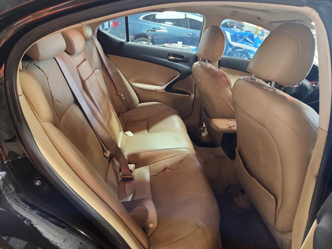 2007 Lexus Is 250 Base Black vin: JTHBK262575032526