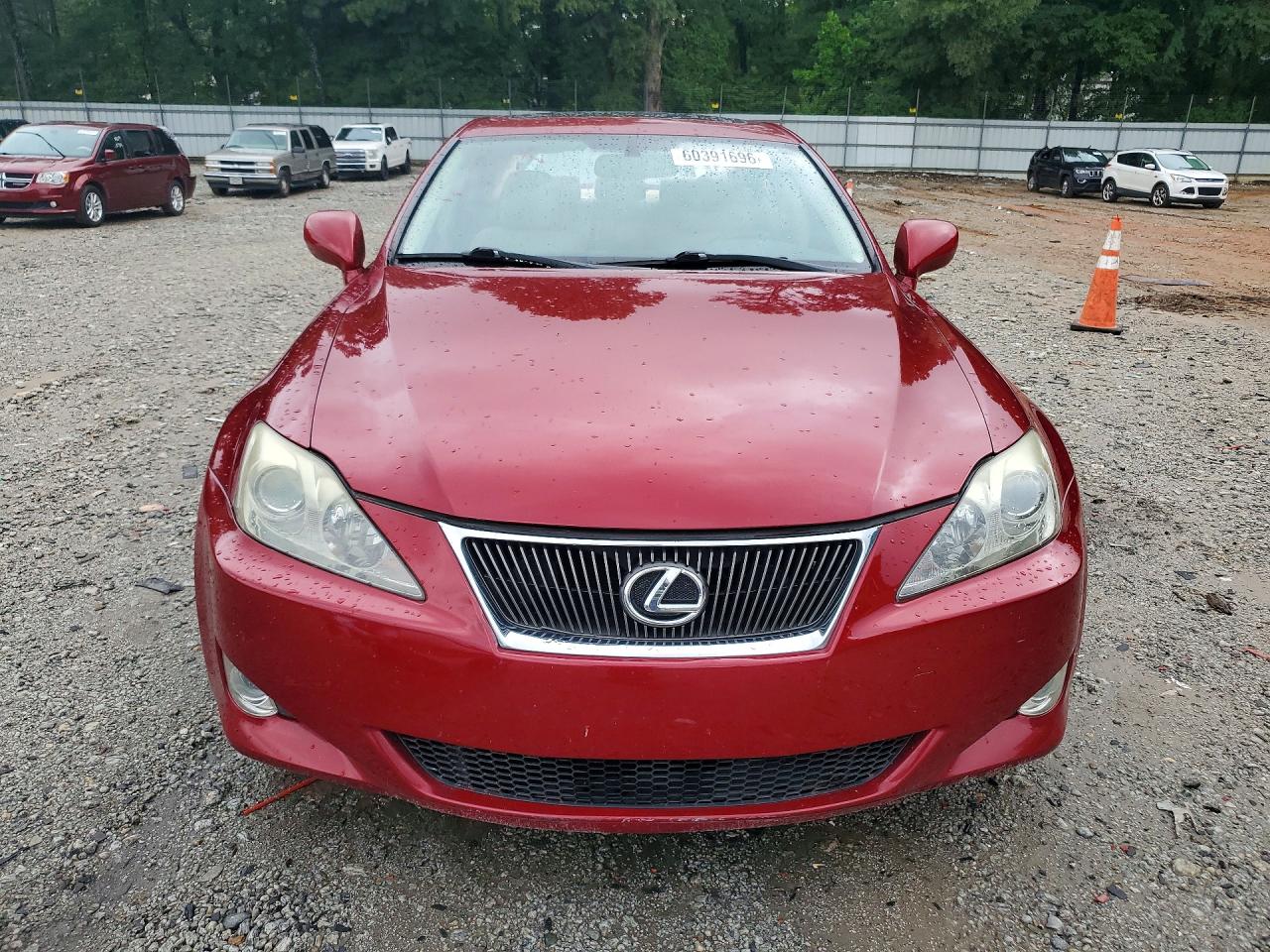 2007 Lexus Is 250 Red vin: JTHBK262575034082