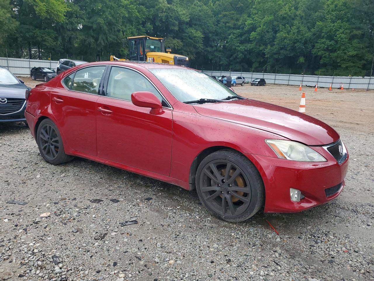 2007 Lexus Is 250 Red vin: JTHBK262575034082