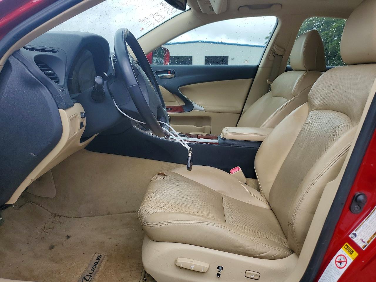 2007 Lexus Is 250 Red vin: JTHBK262575034082