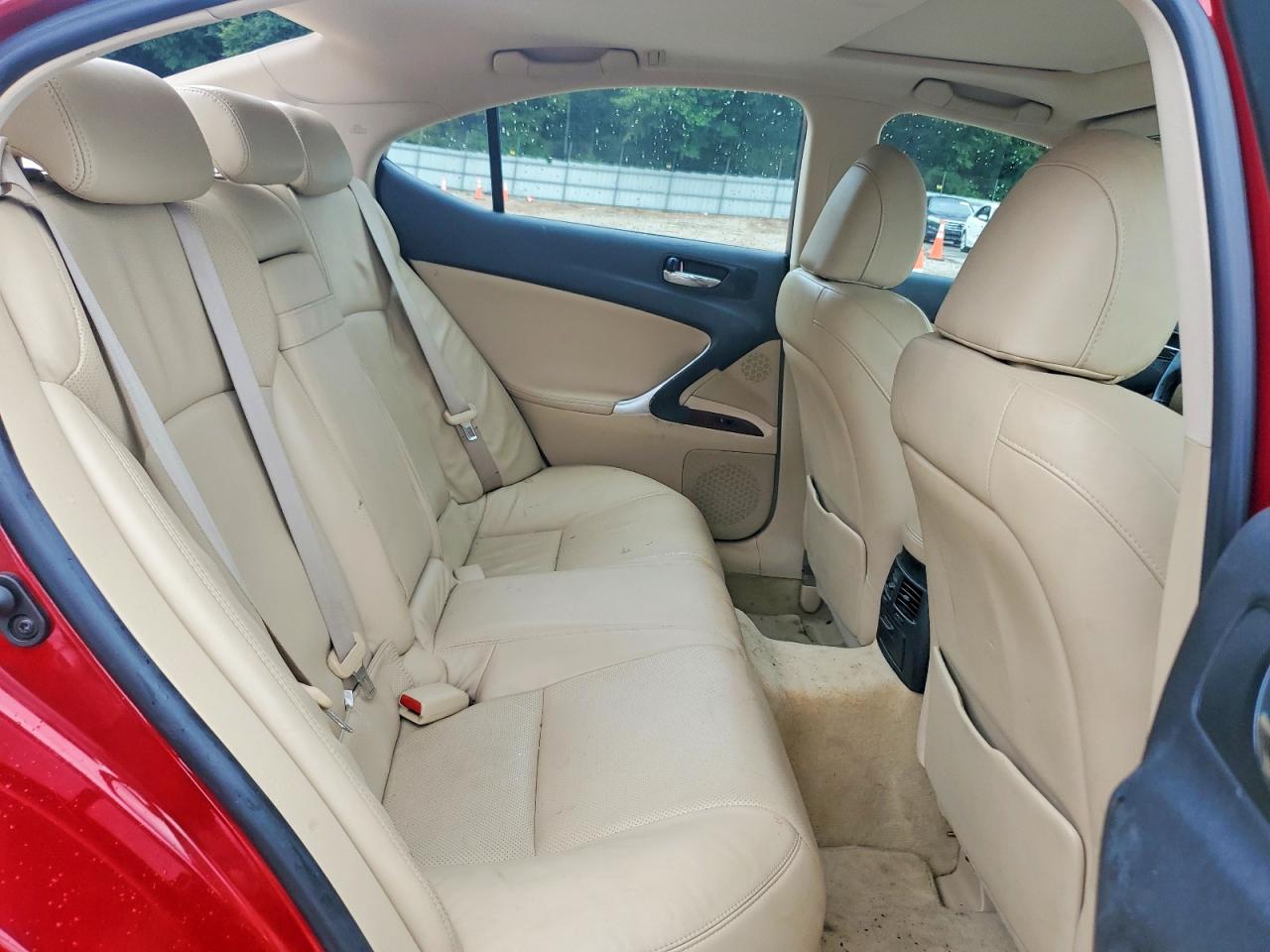 2007 Lexus Is 250 Red vin: JTHBK262575034082