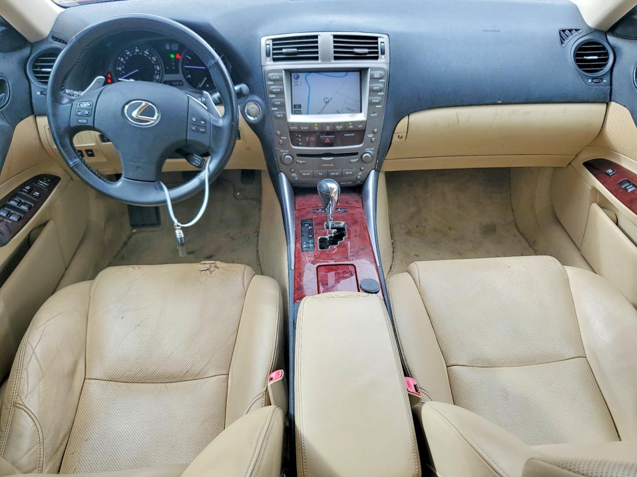 2007 Lexus Is 250 Red vin: JTHBK262575034082
