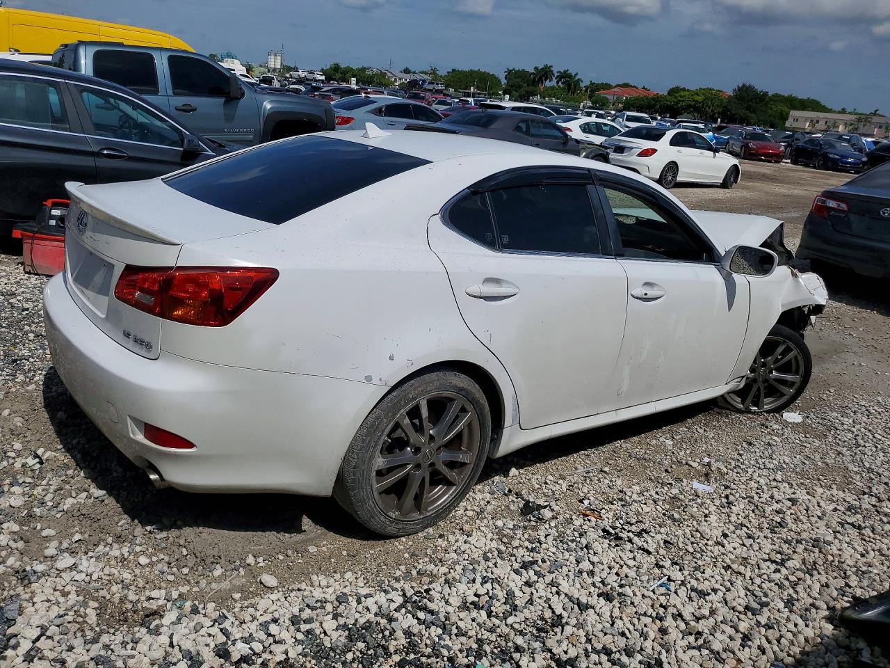 2008 Lexus Is 250 Base Белый vin: JTHBK262582065321