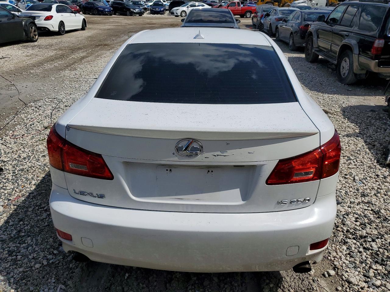 2008 Lexus Is 250 Base Белый vin: JTHBK262582065321