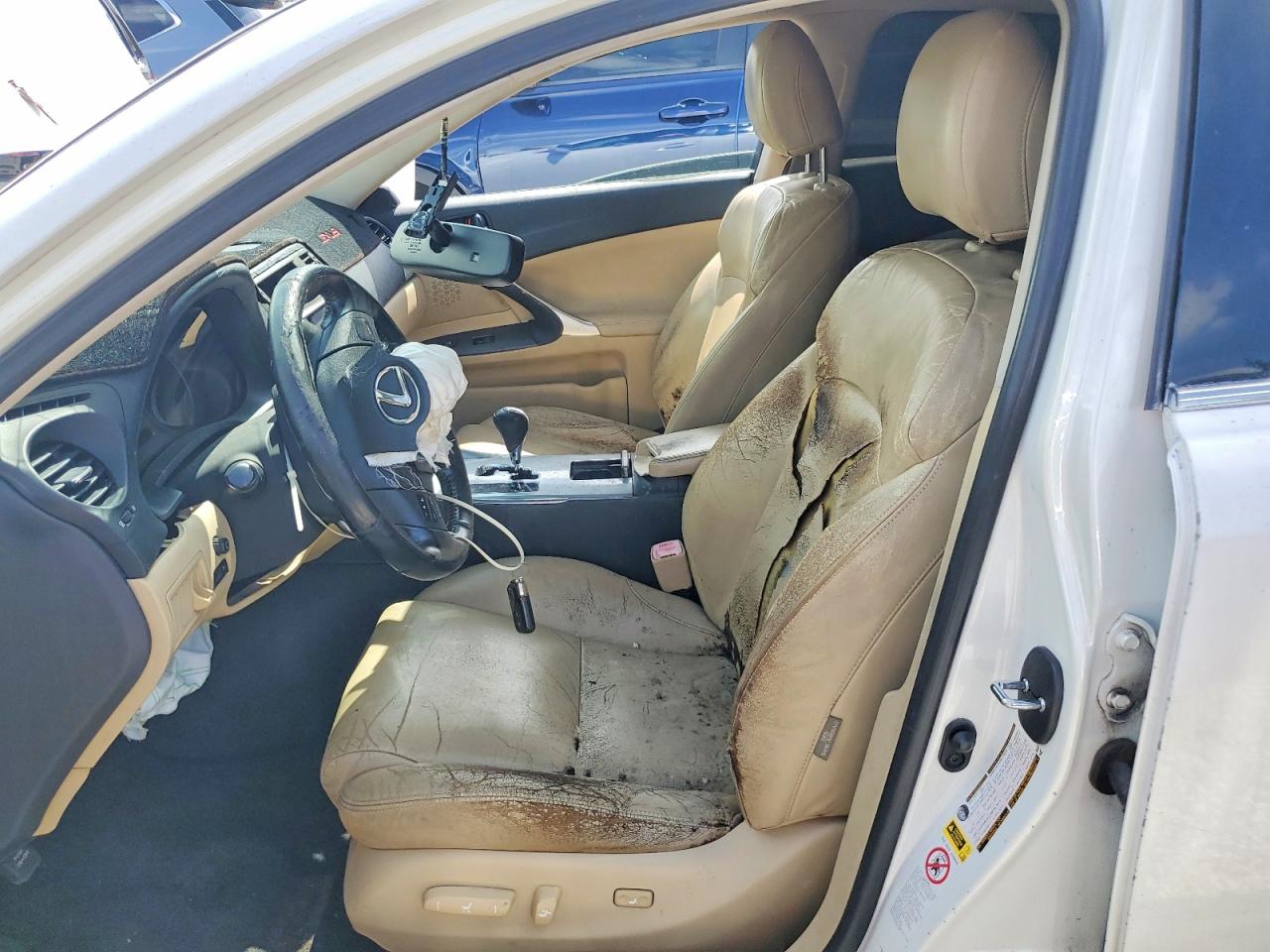 2008 Lexus Is 250 Base Белый vin: JTHBK262582065321