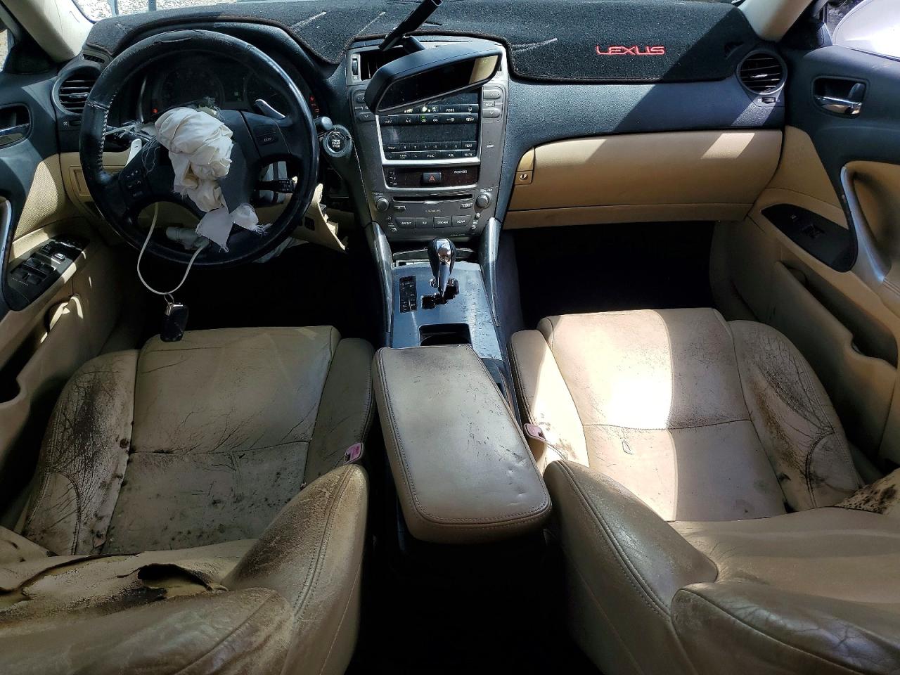 2008 Lexus Is 250 Base Белый vin: JTHBK262582065321