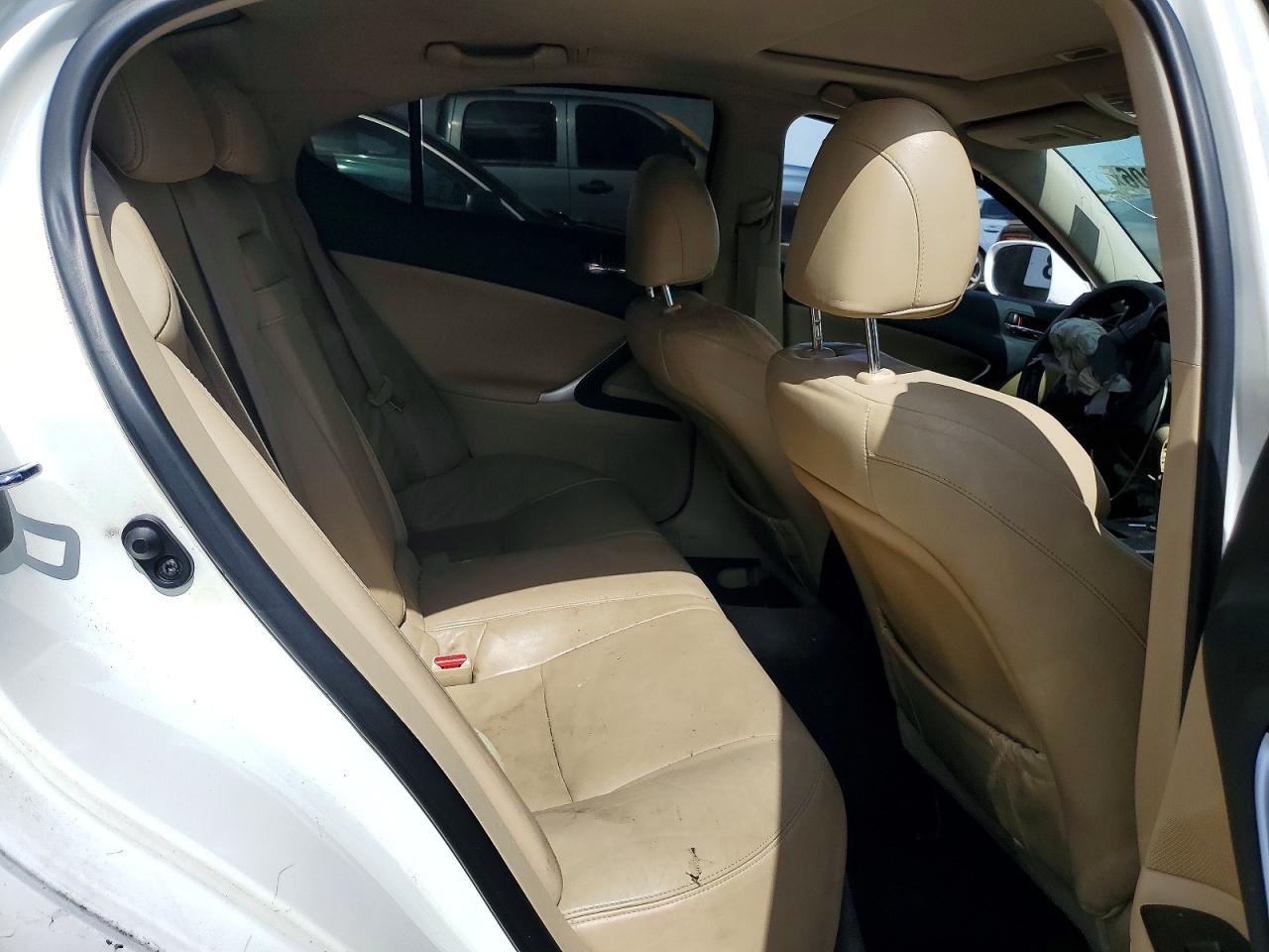 2008 Lexus Is 250 Base Белый vin: JTHBK262582065321
