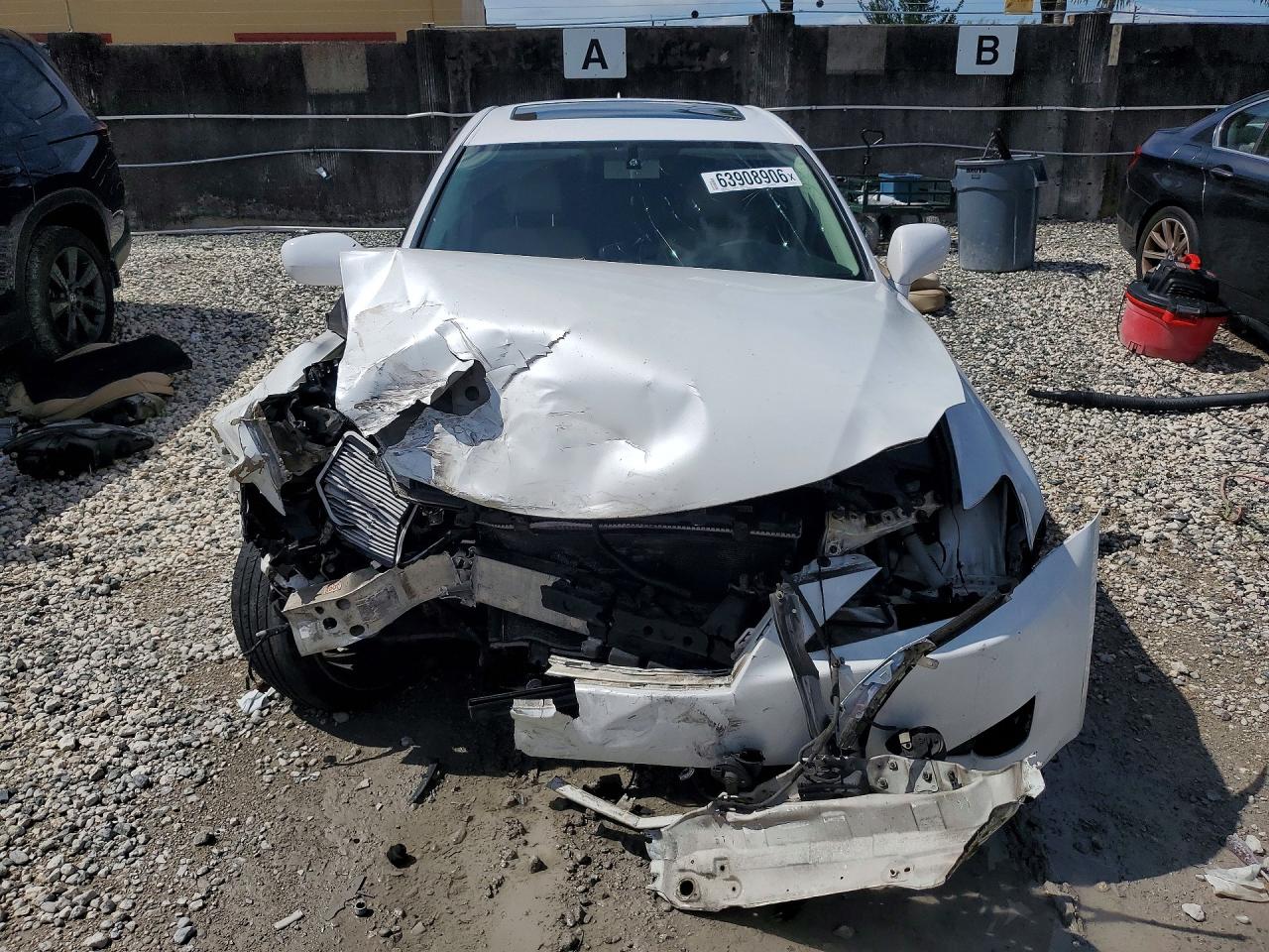 2008 Lexus Is 250 Base Белый vin: JTHBK262582065321