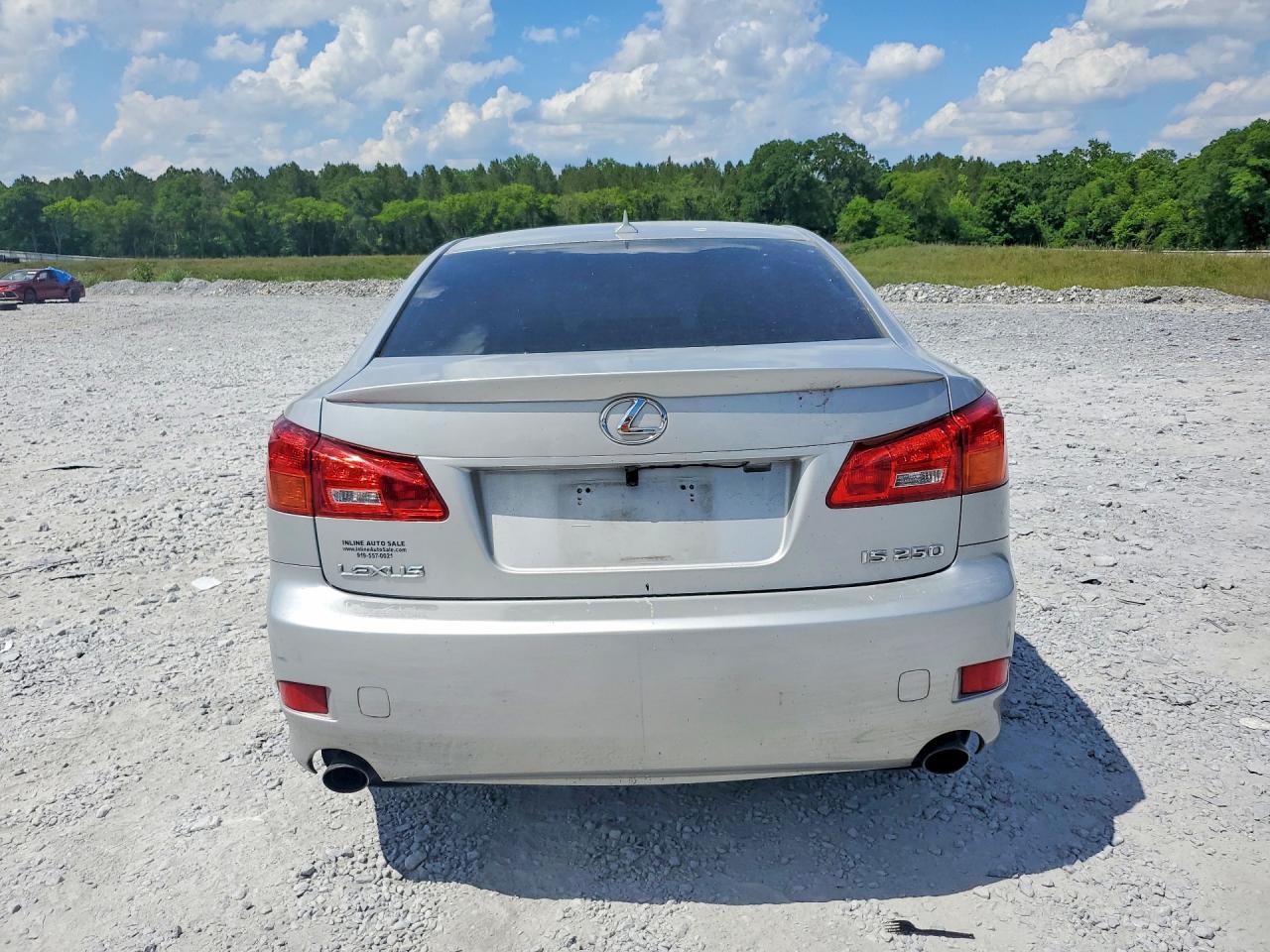 2008 Lexus Is 250 Silver vin: JTHBK262582065951