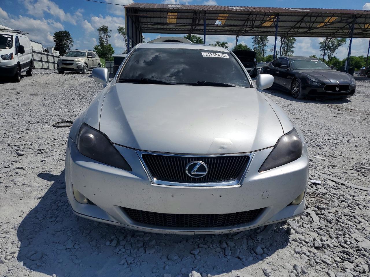 2008 Lexus Is 250 Silver vin: JTHBK262582065951