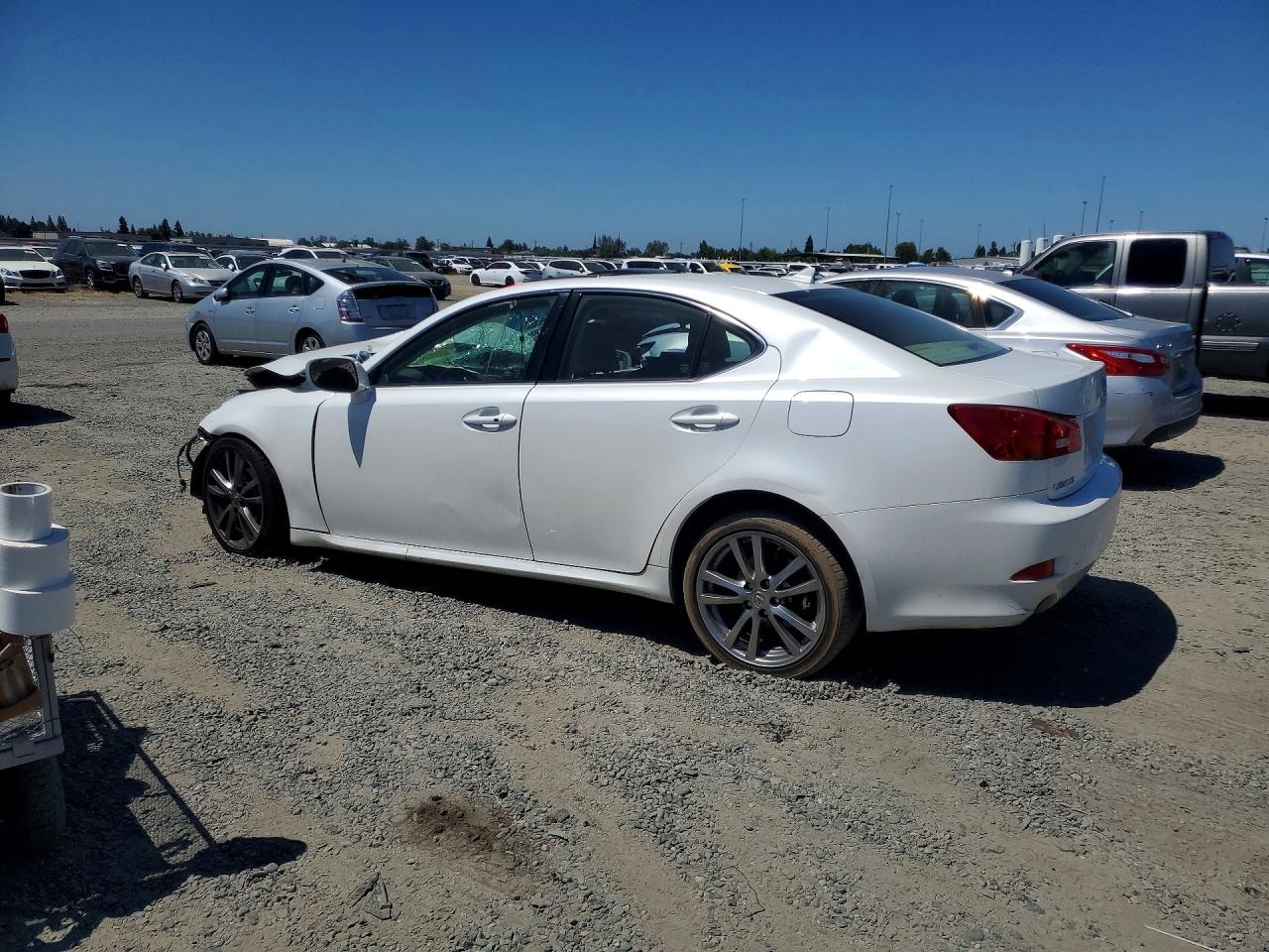 2008 Lexus Is 250 White vin: JTHBK262582069630