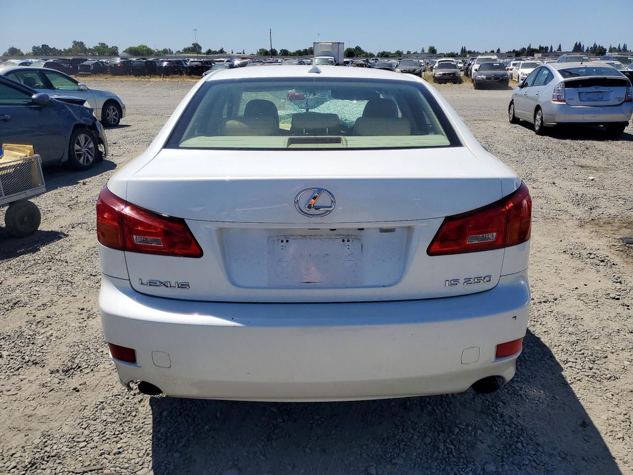 2008 Lexus Is 250 White vin: JTHBK262582069630