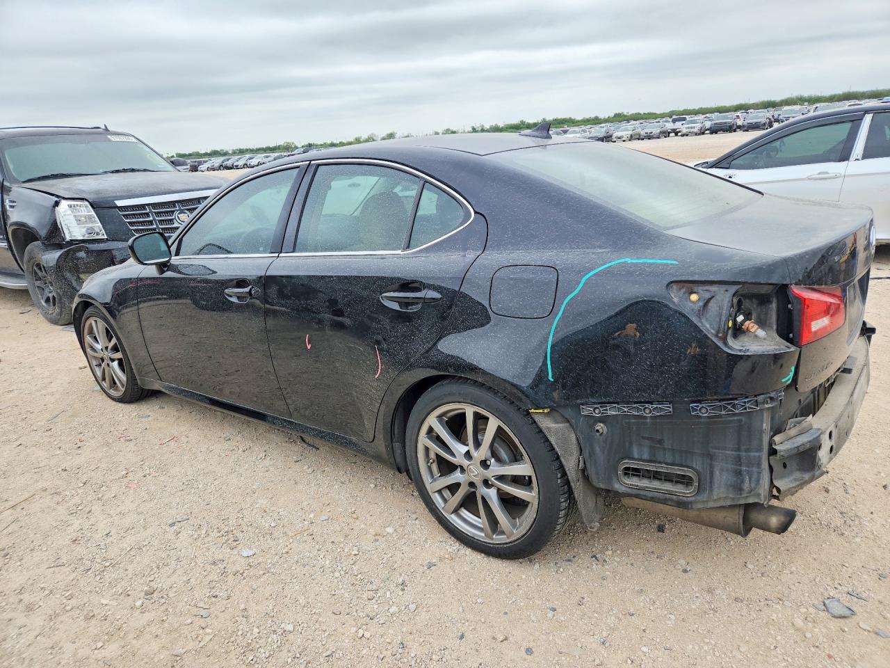 2008 Lexus Is 250 Black vin: JTHBK262585066595