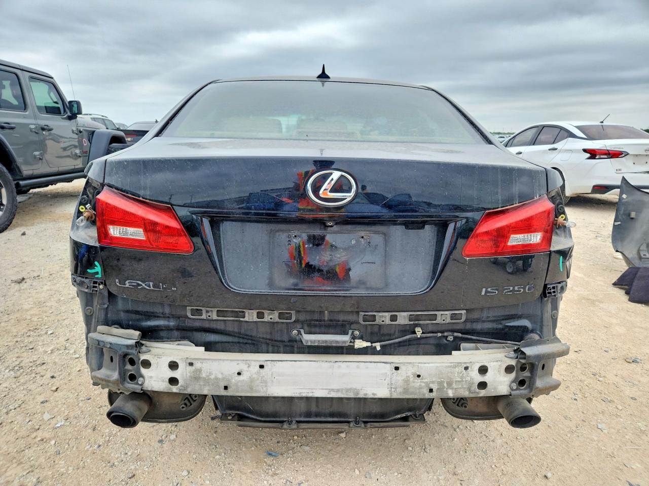 2008 Lexus Is 250 Black vin: JTHBK262585066595