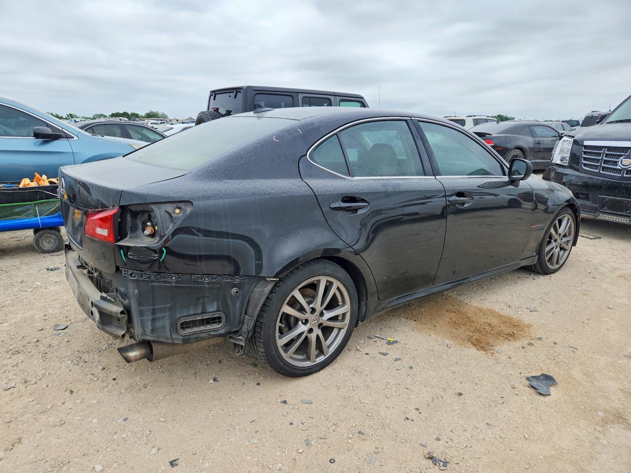 2008 Lexus Is 250 Black vin: JTHBK262585066595