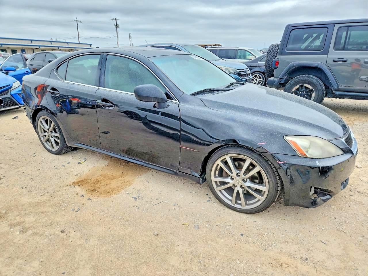 2008 Lexus Is 250 Black vin: JTHBK262585066595