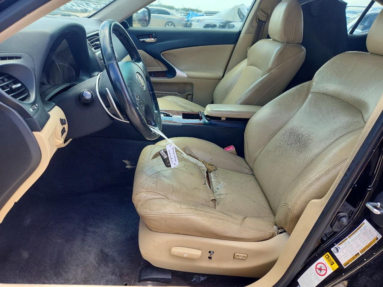 2008 Lexus Is 250 Black vin: JTHBK262585066595