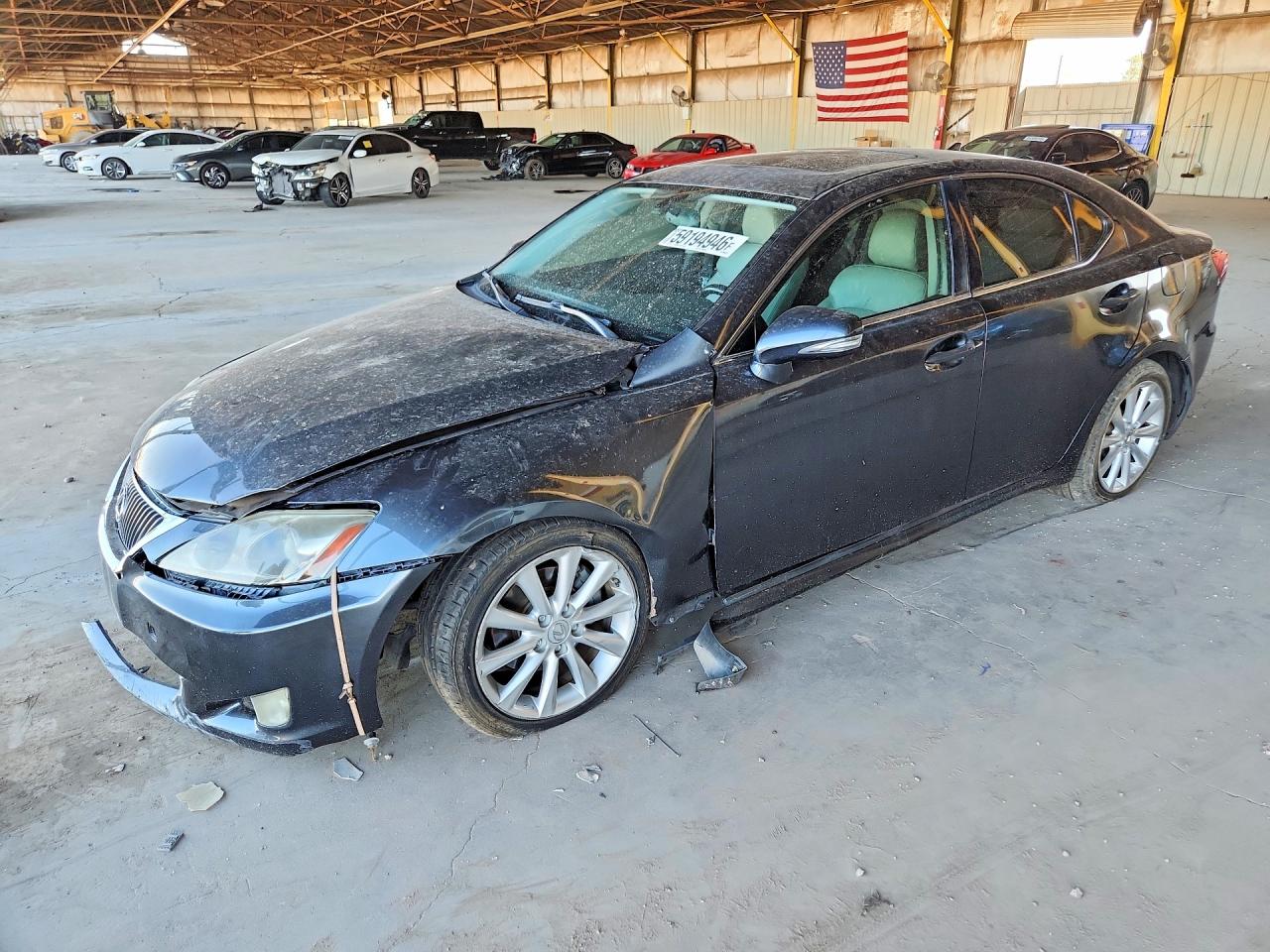 2009 Lexus Is 250 Black vin: JTHBK262592087191
