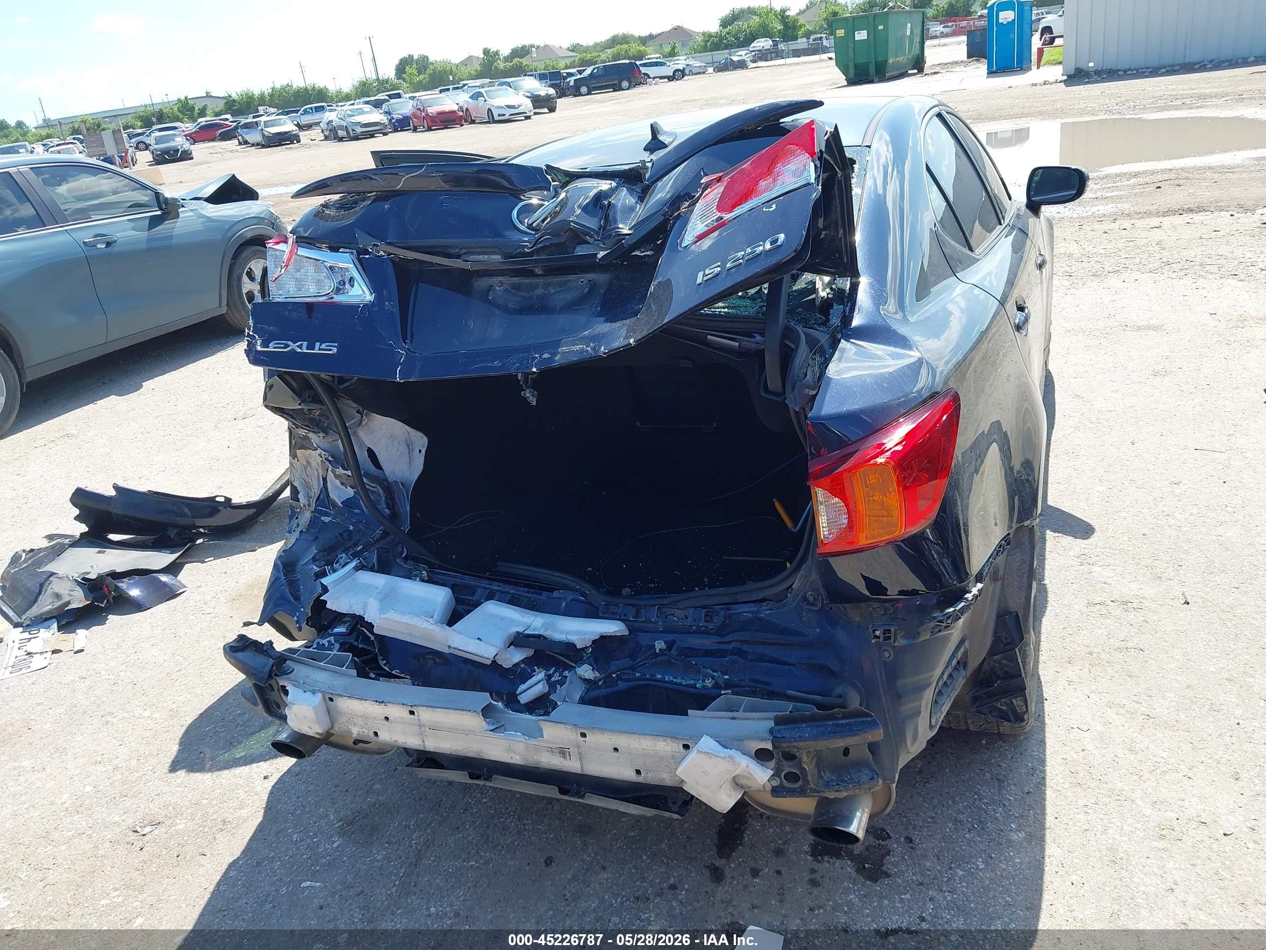 2009 Lexus Is 250   Blue vin: JTHBK262595100584