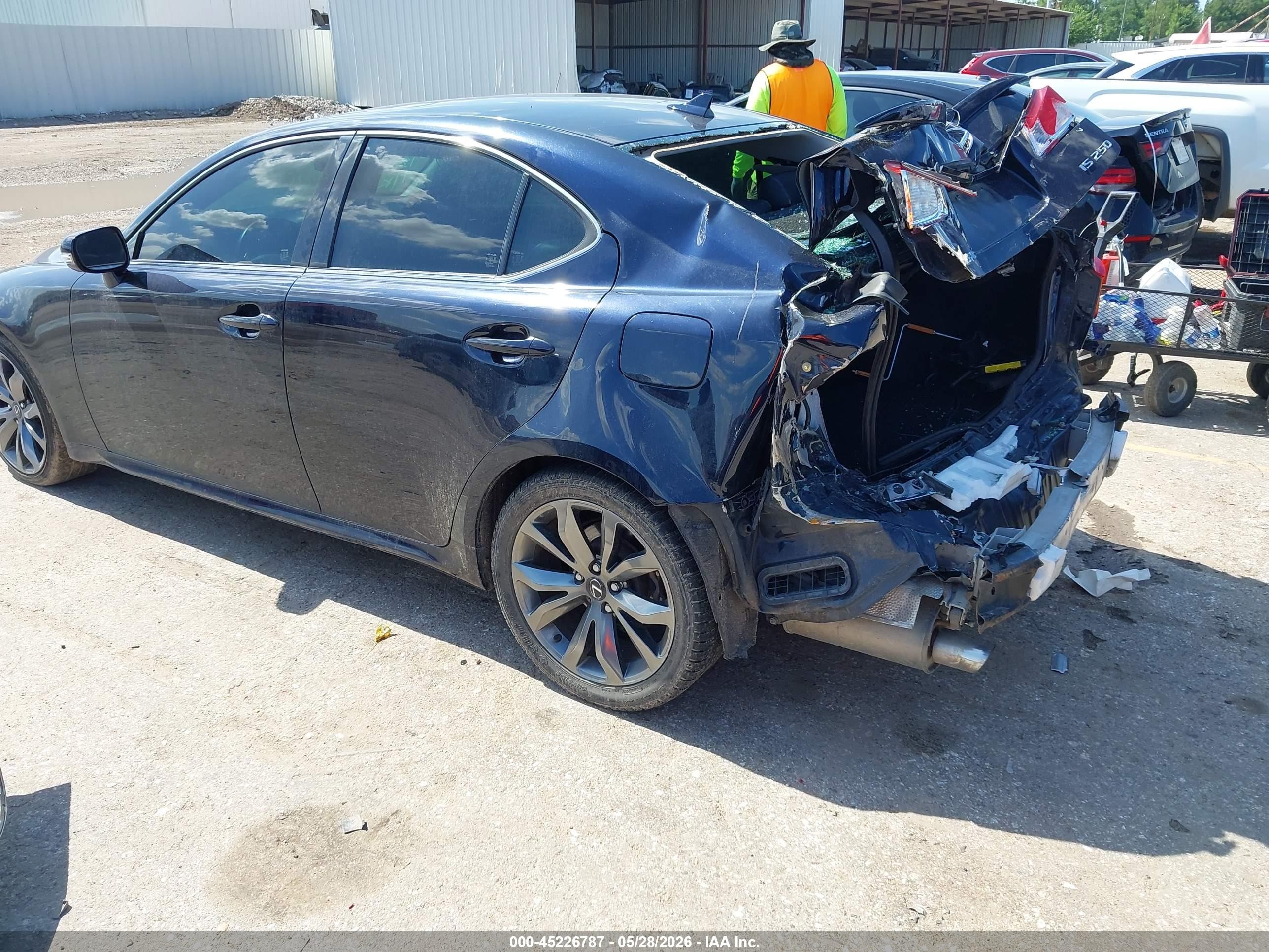 2009 Lexus Is 250   Blue vin: JTHBK262595100584