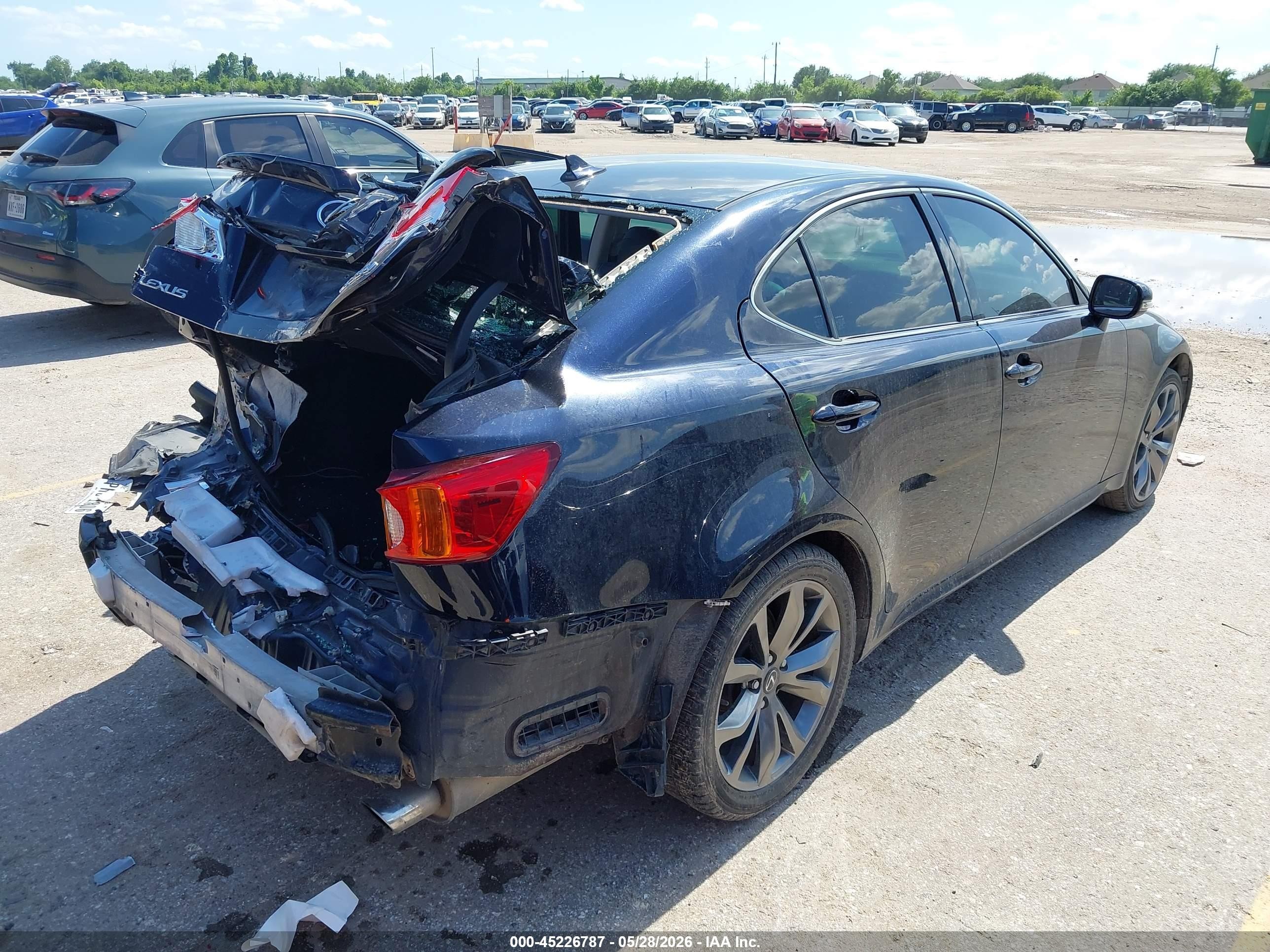 2009 Lexus Is 250   Blue vin: JTHBK262595100584
