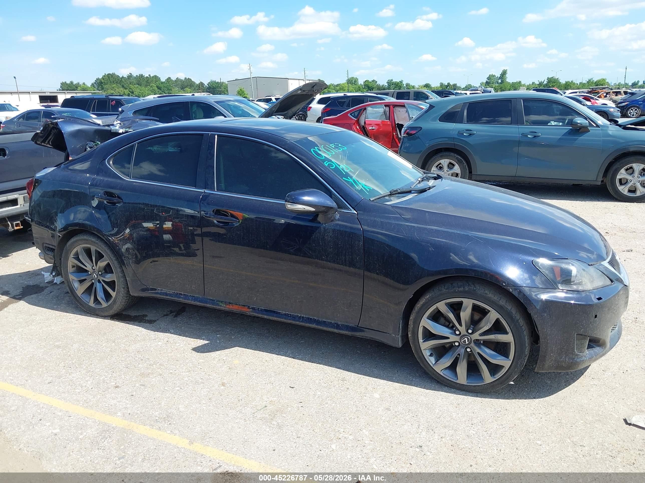2009 Lexus Is 250   Blue vin: JTHBK262595100584
