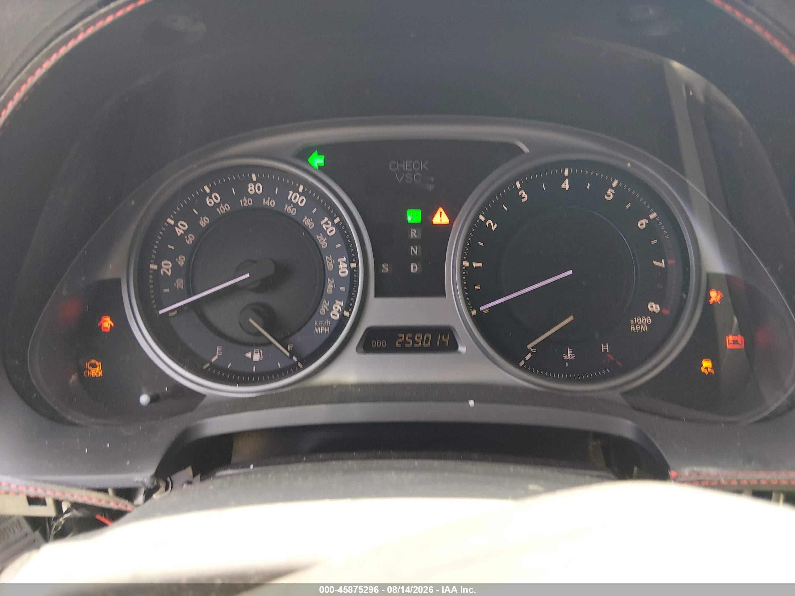 2006 Lexus Is 250 Silver vin: JTHBK262665004099